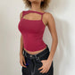 90's Cut Out Top - Size XS/S