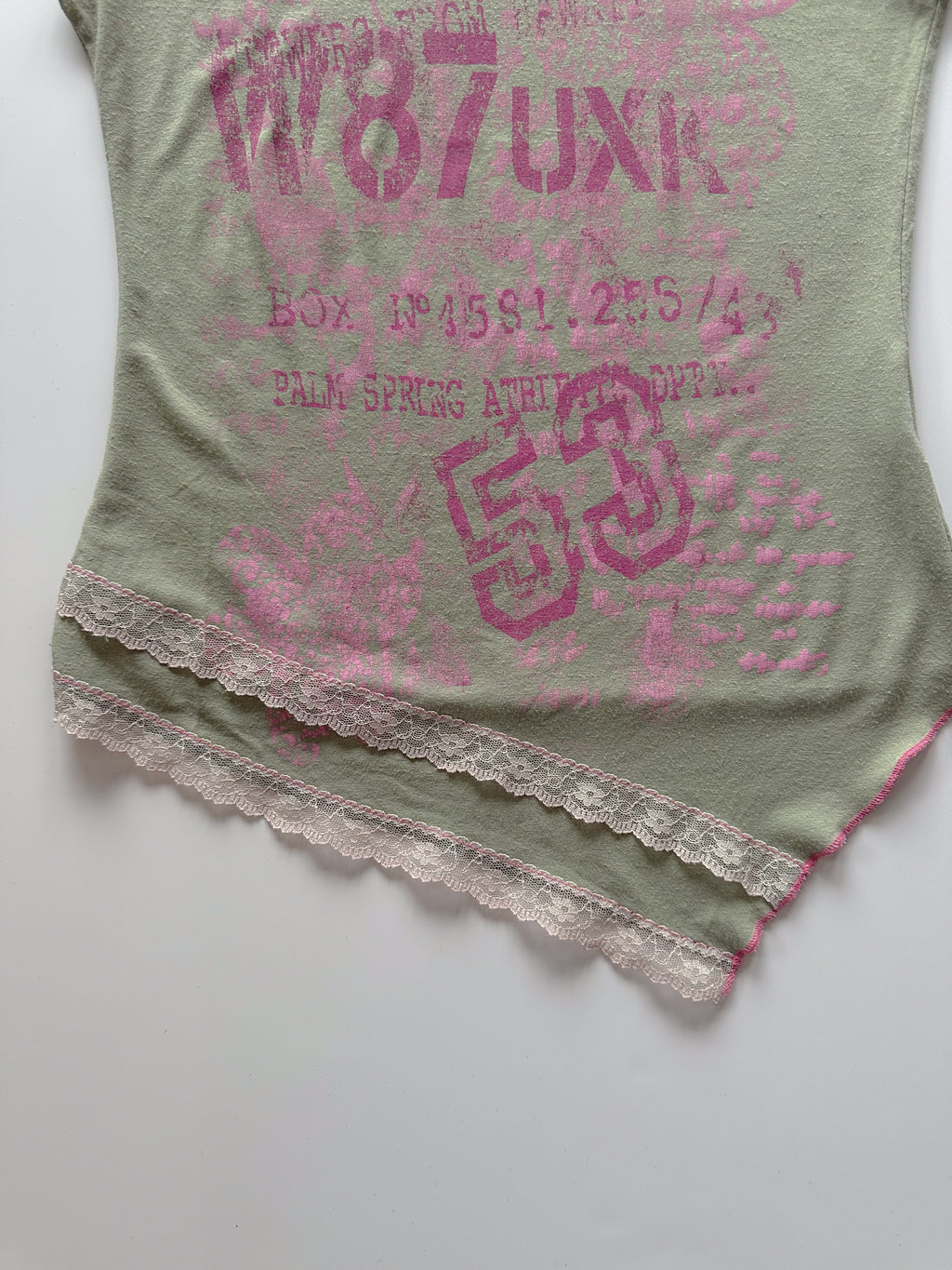 asymmetric tank top / size small