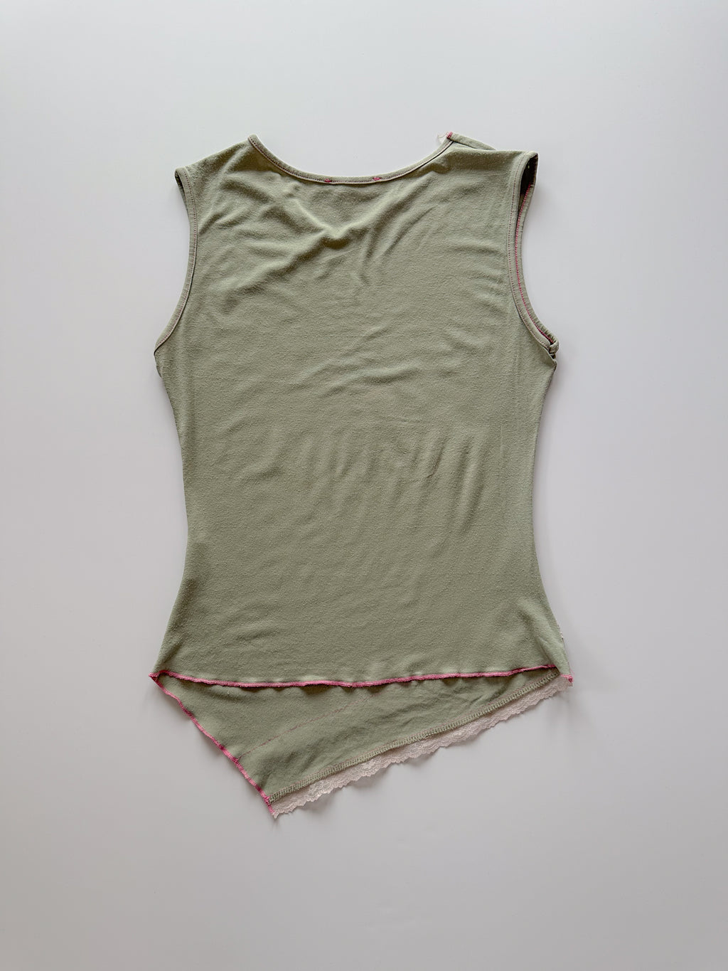 asymmetric tank top / size small