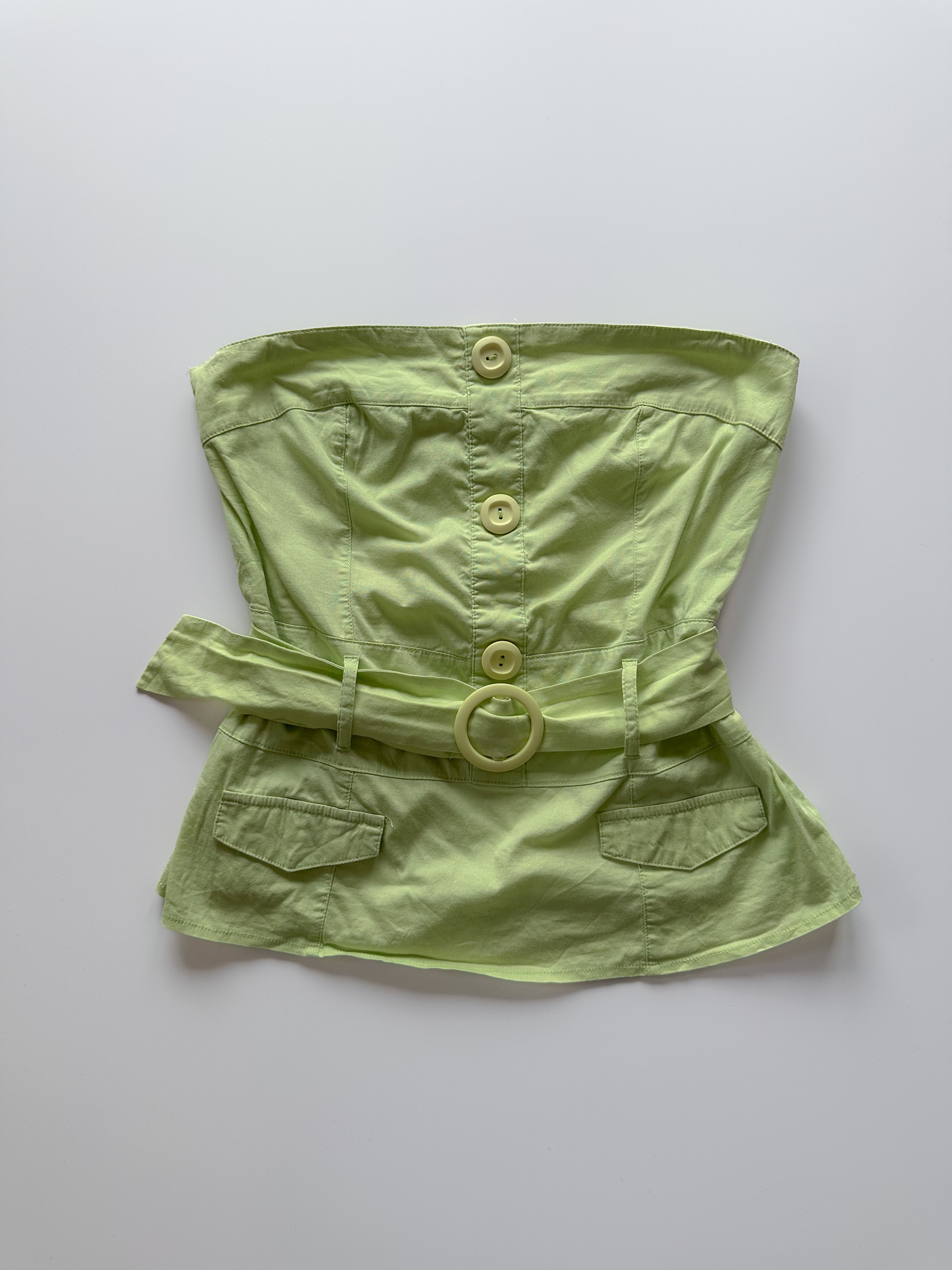 button tube top / size small