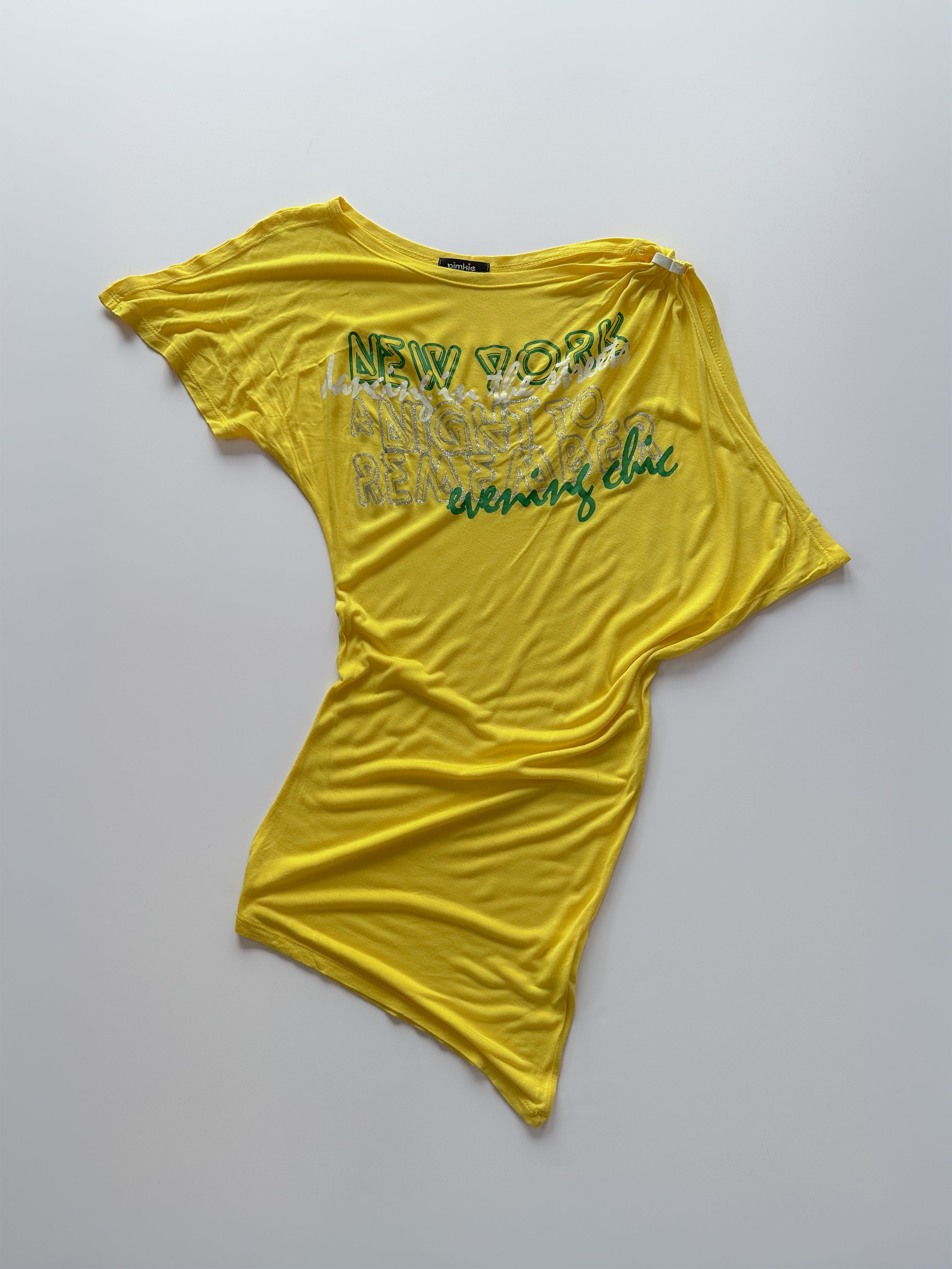 asymmetric slouch tee / size small