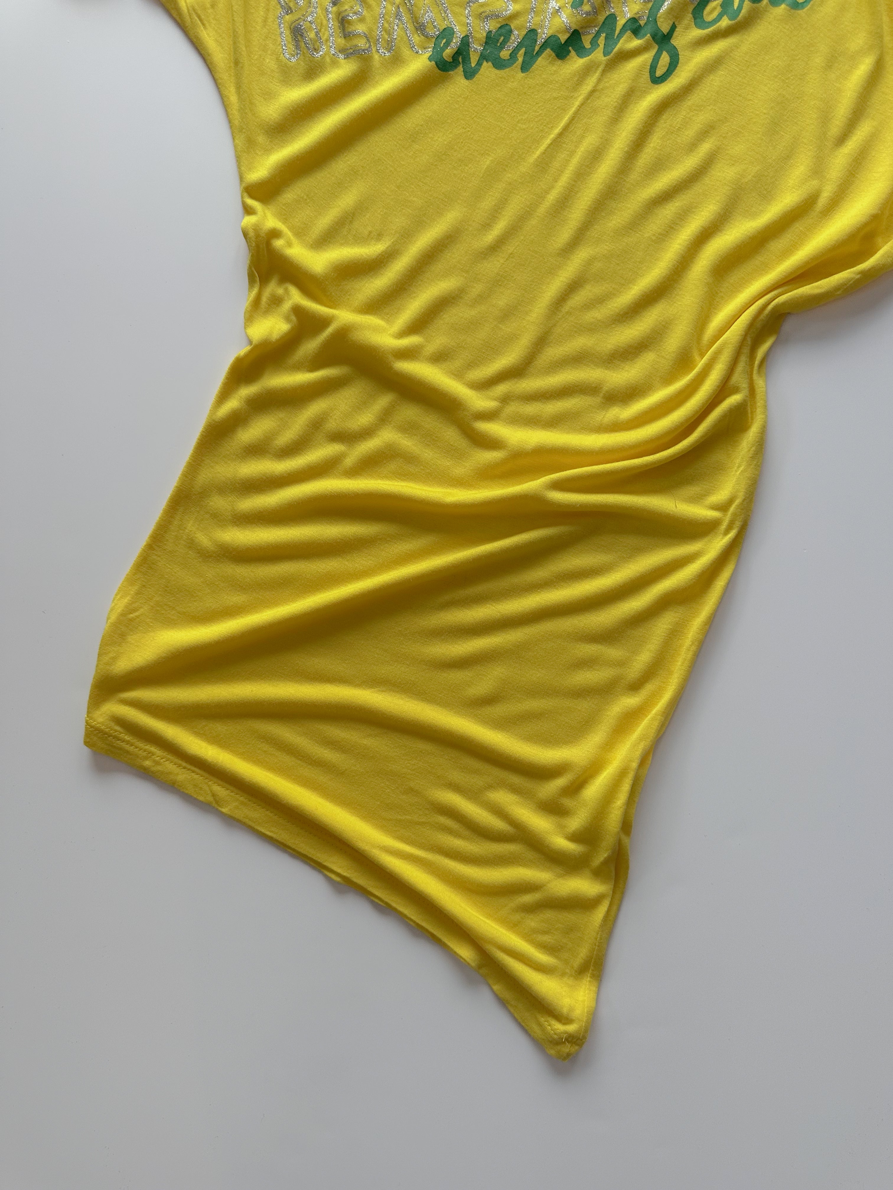 asymmetric slouch tee / size small