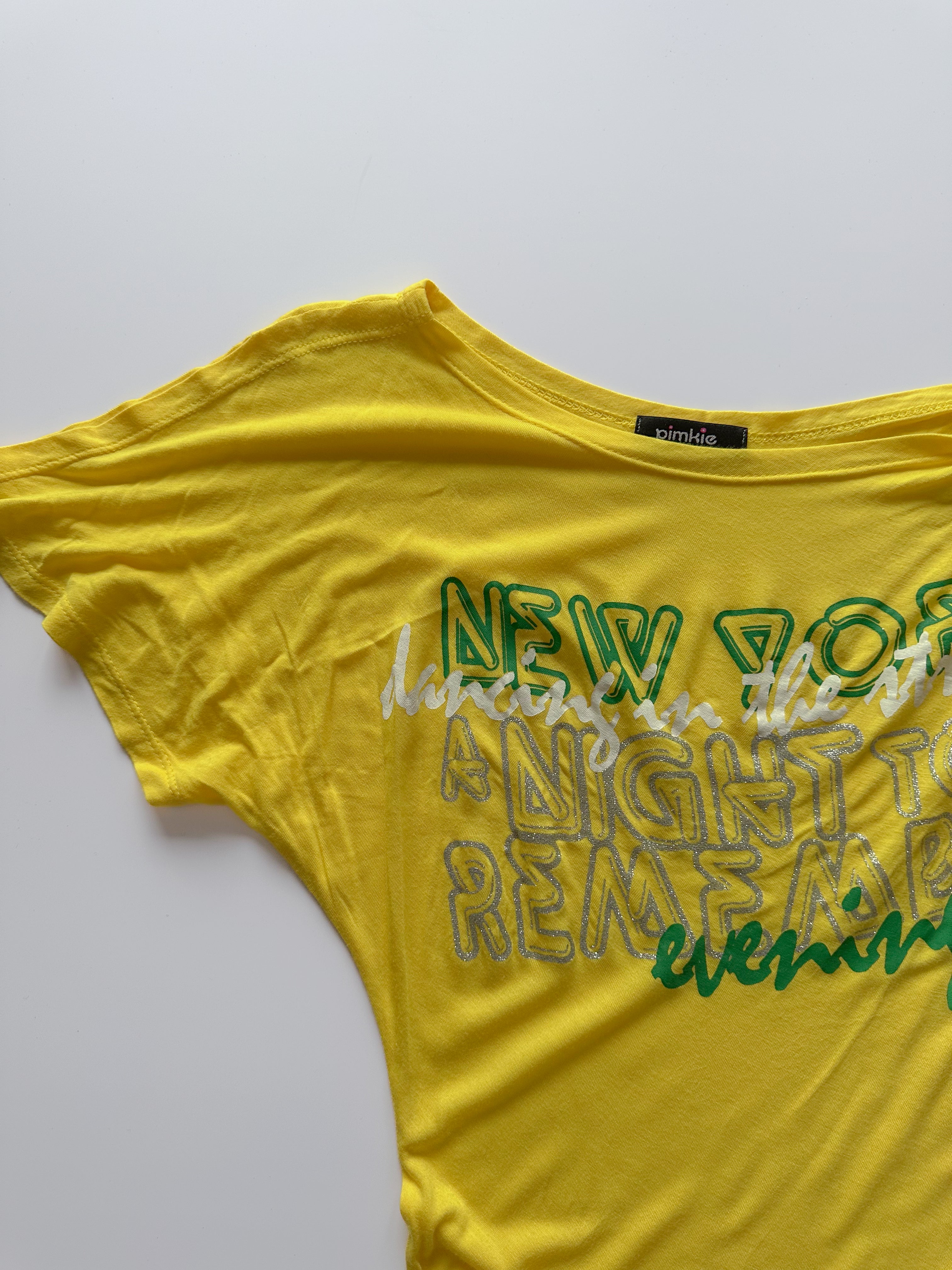 asymmetric slouch tee / size small