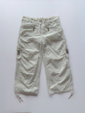 studded cargo capris / size small