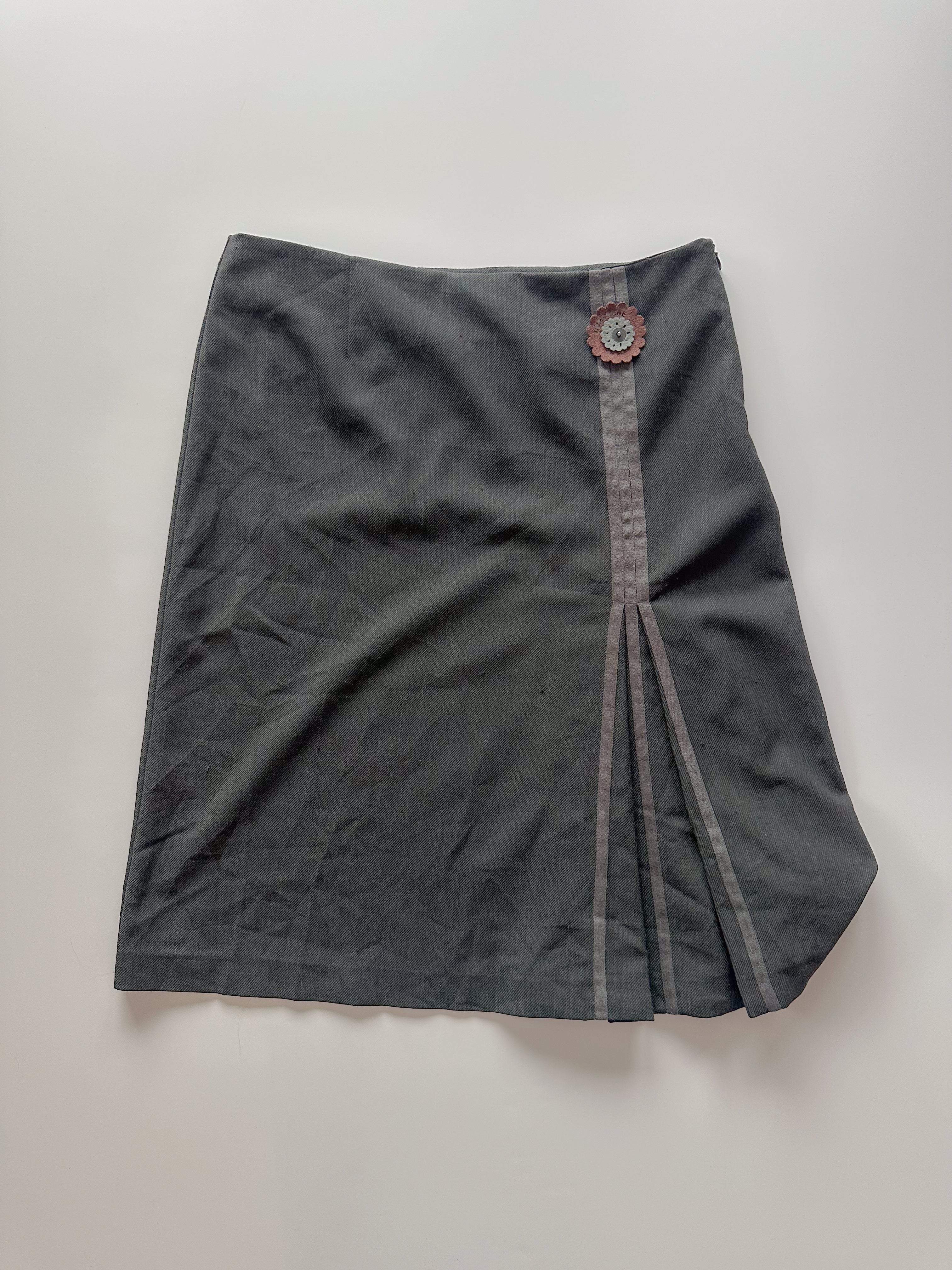 cop copine midi skirt / size small-medium