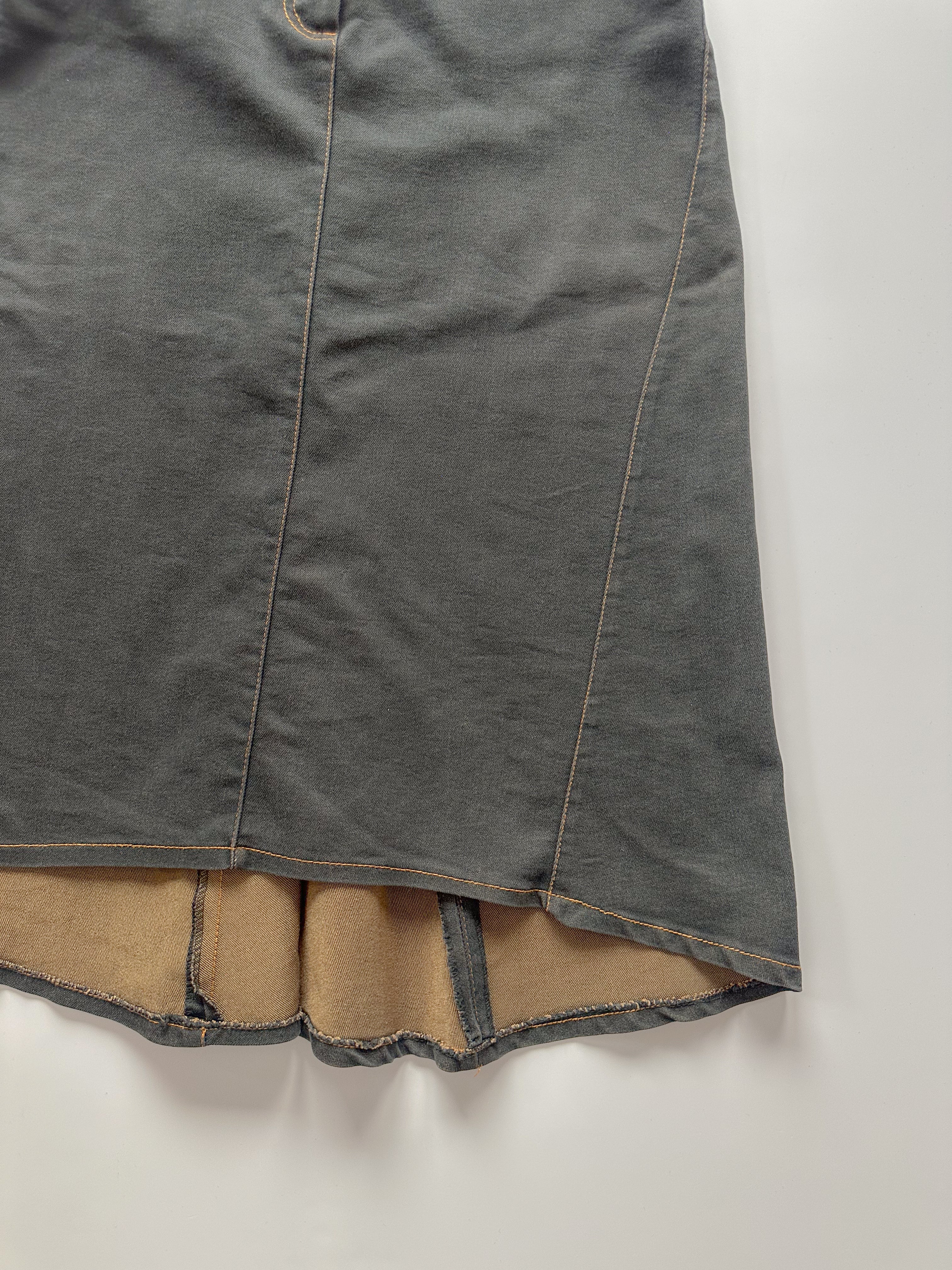 grommet belt skirt / size small