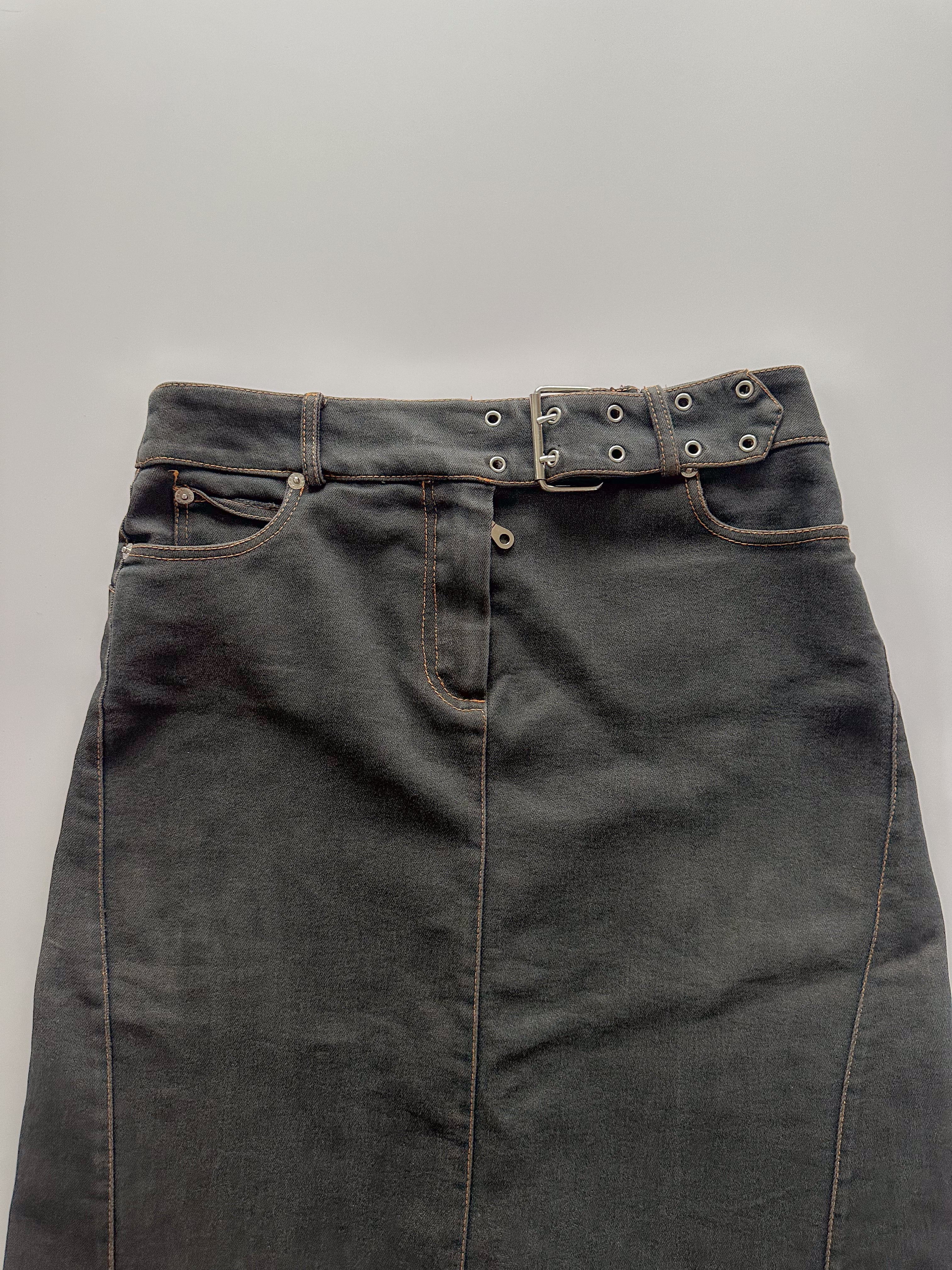 grommet belt skirt / size small