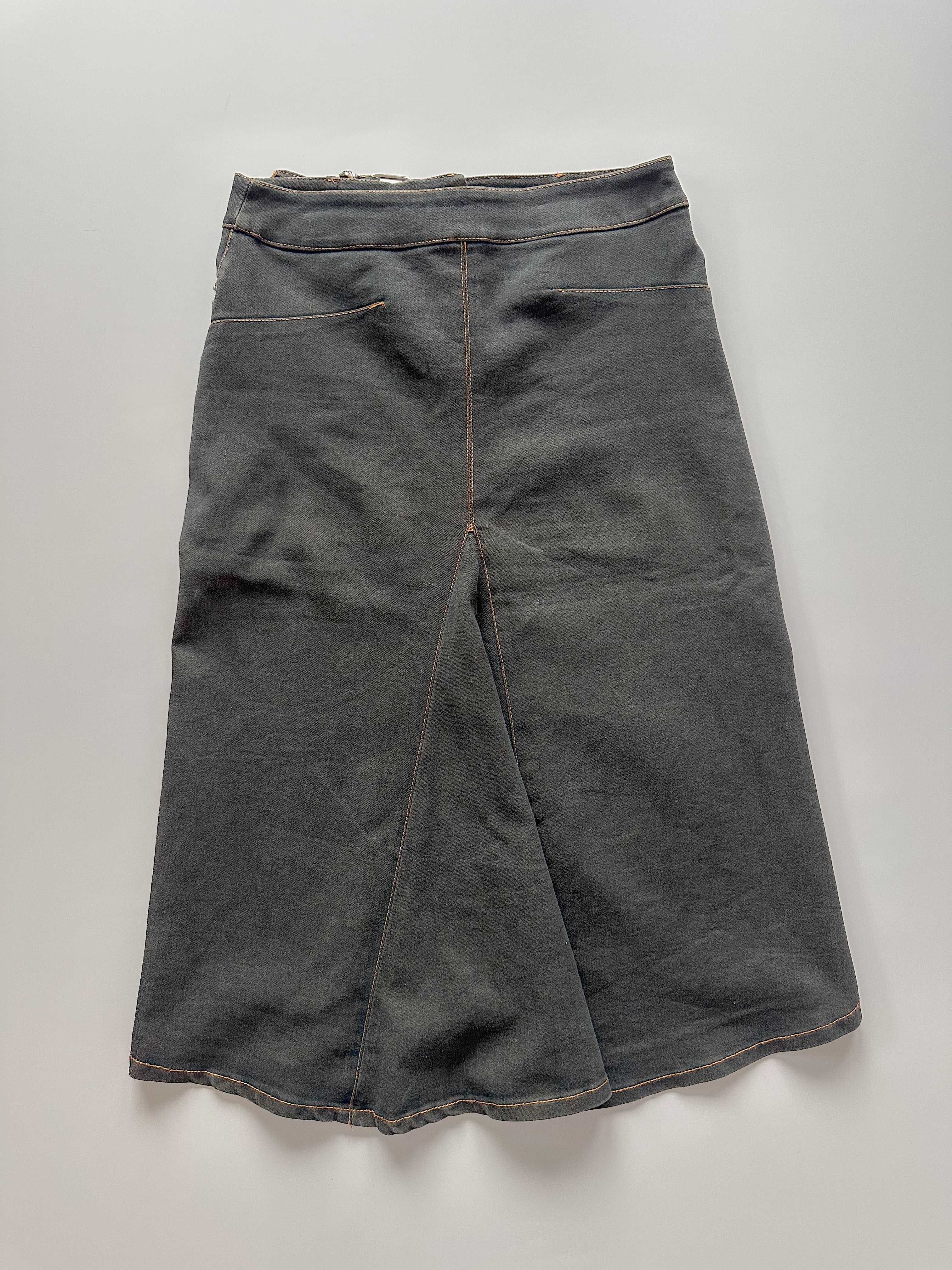 grommet belt skirt / size small