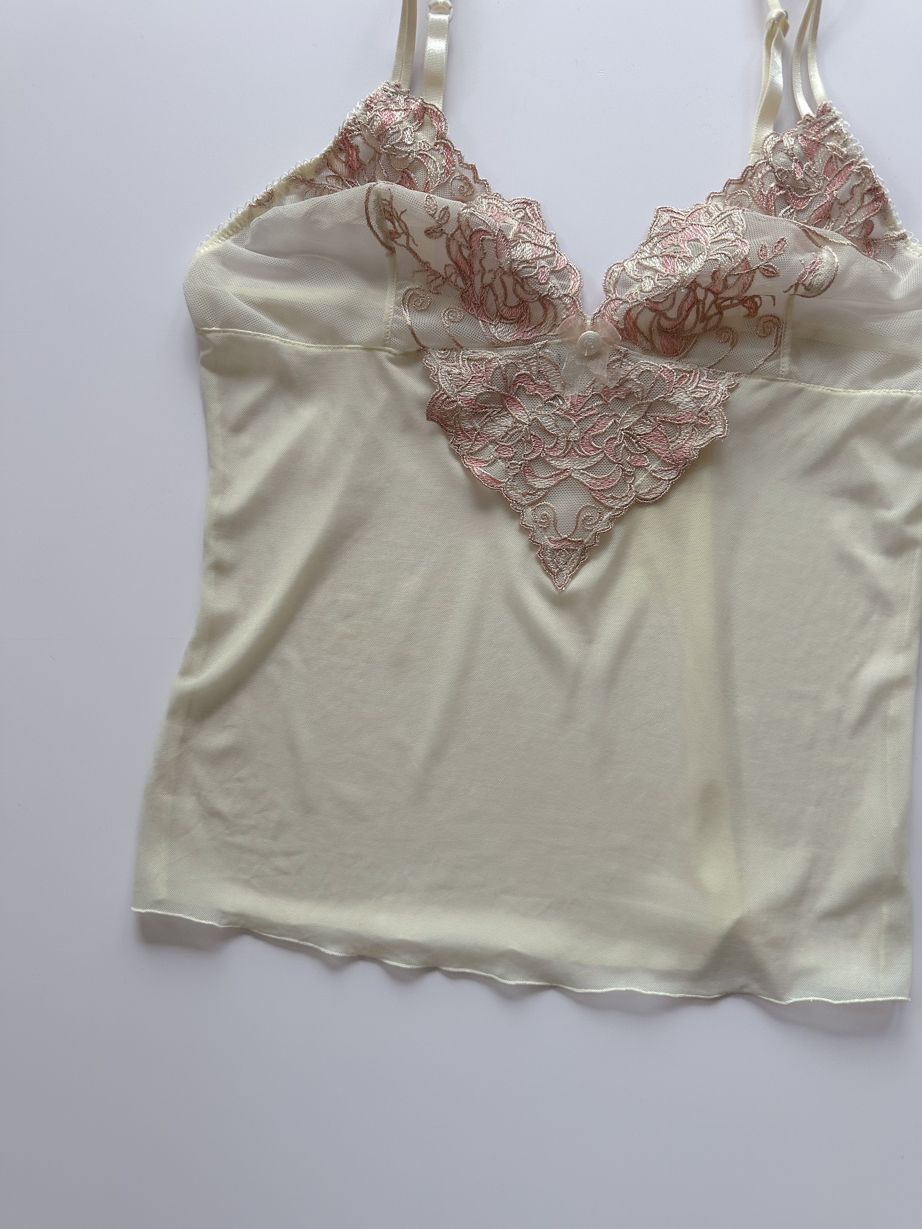 mesh cami top / size xsmall