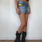 Denim Mini Skirt · Size XS/S