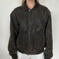 Leather Bomber Jacket ⋆ Size L/XL