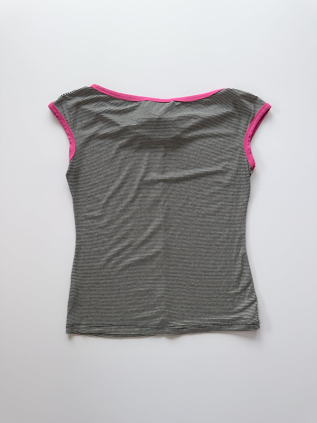 stripe tee / size small-medium