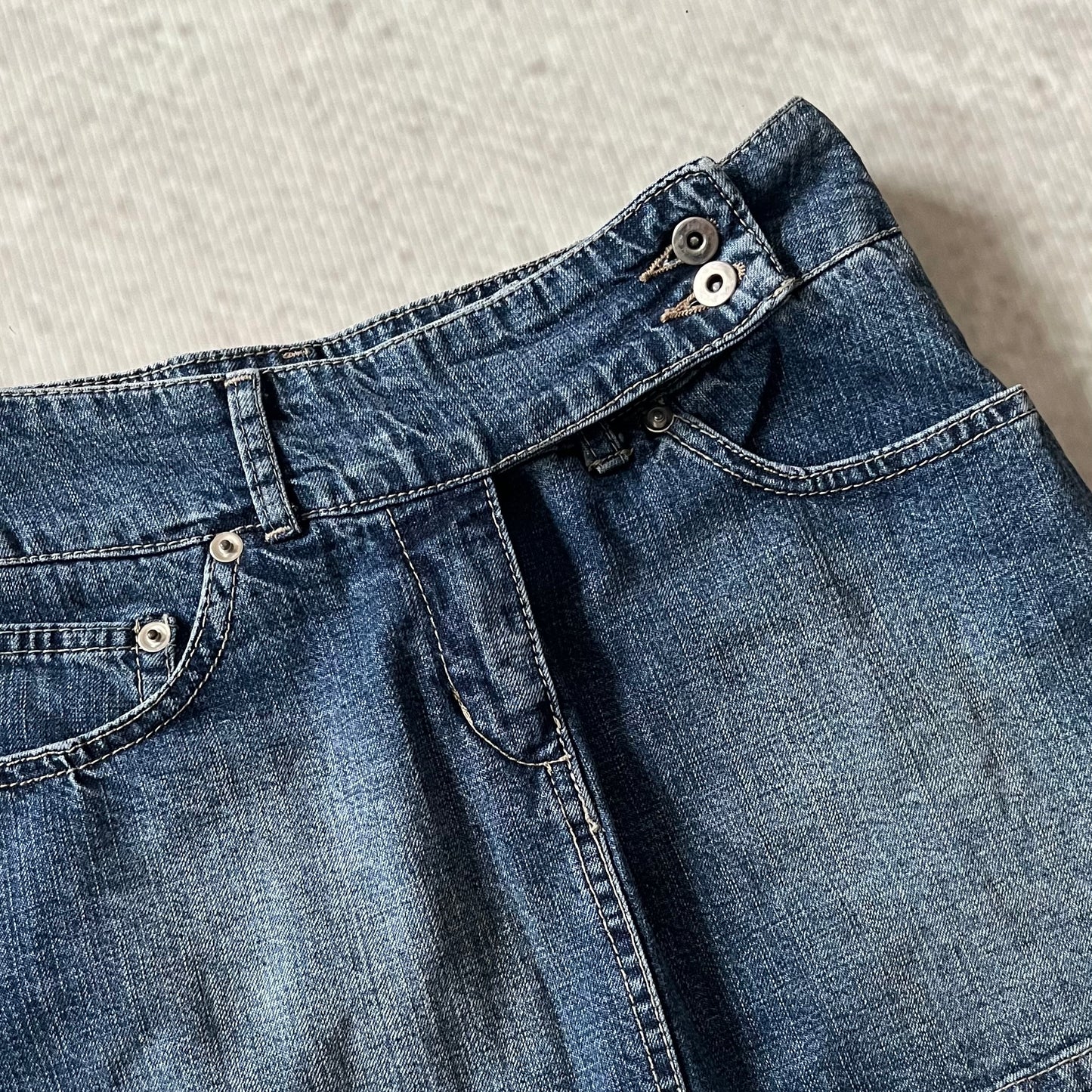 2000's Denim Mini Skirt - Size XS