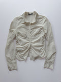 morgan ruched shirt / size small