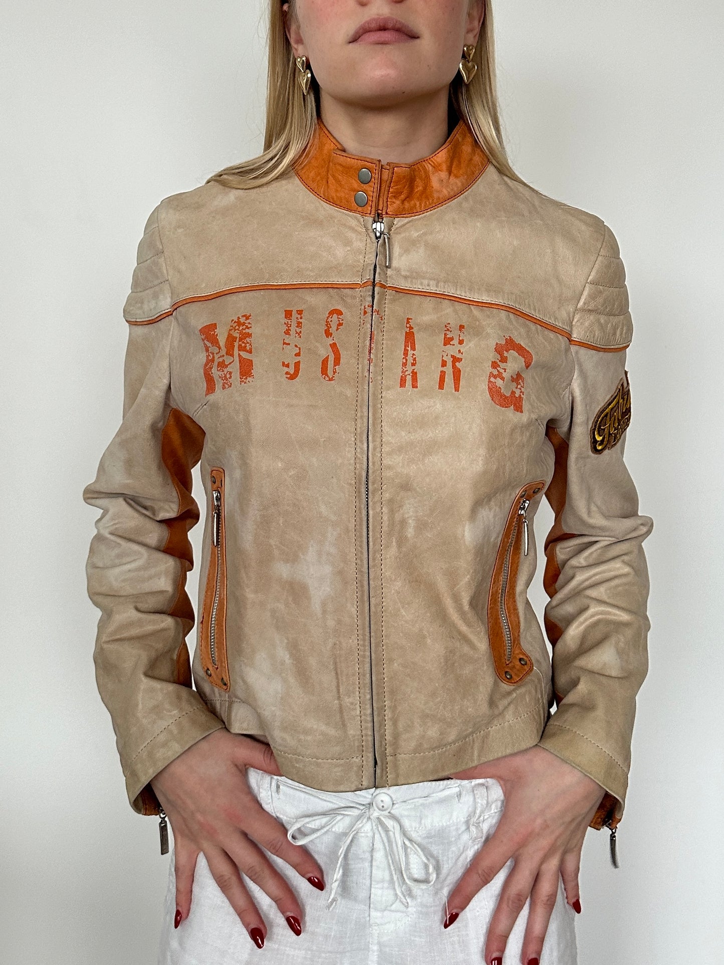 Leather Moto Jacket ⋆ Size S