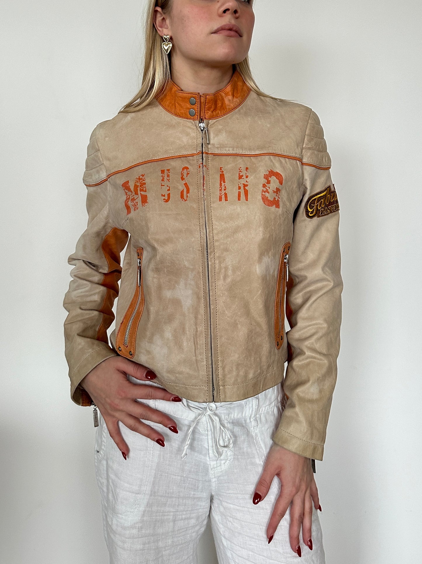 Leather Moto Jacket ⋆ Size S