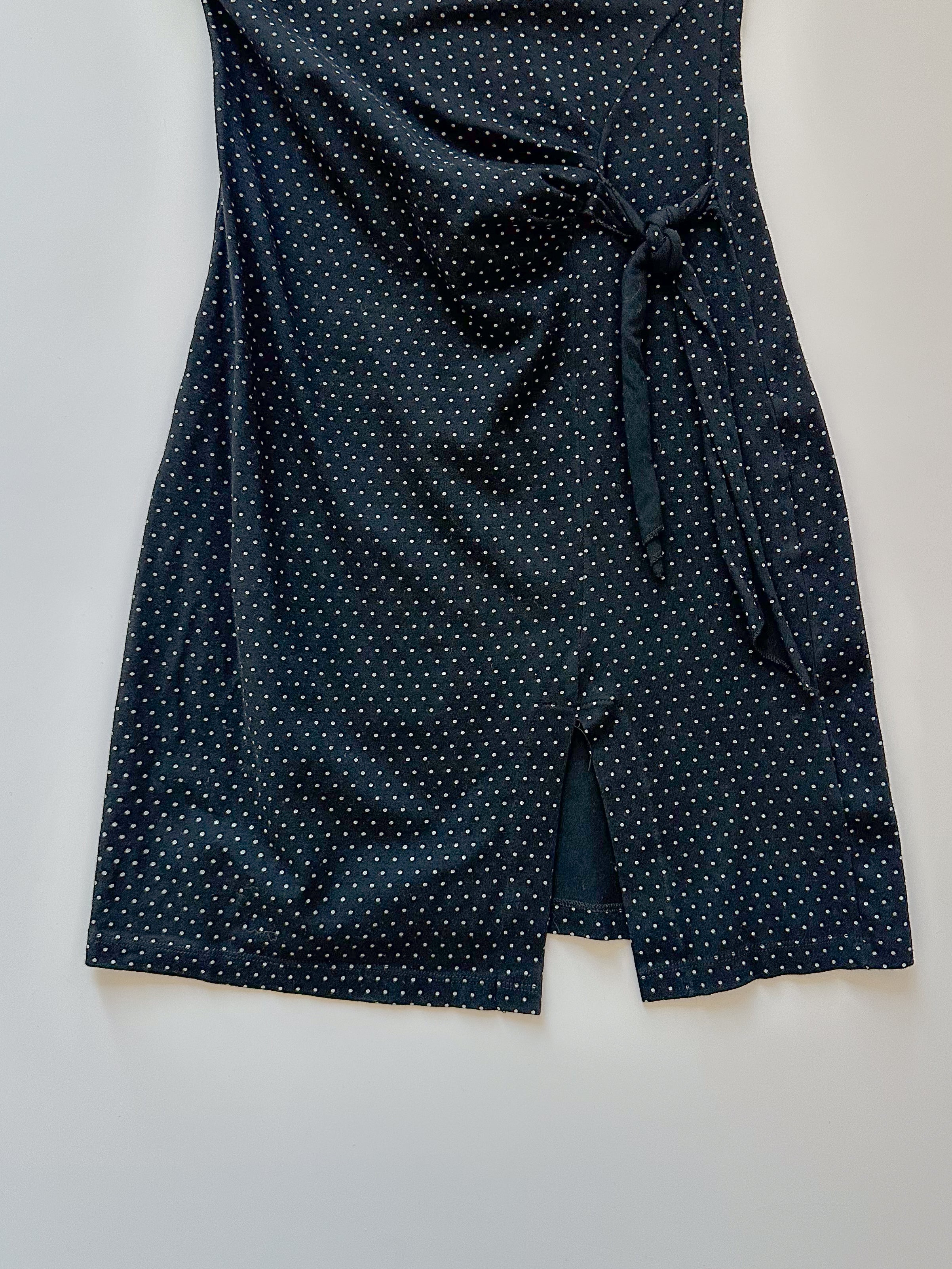 polka dot mini dress / size small