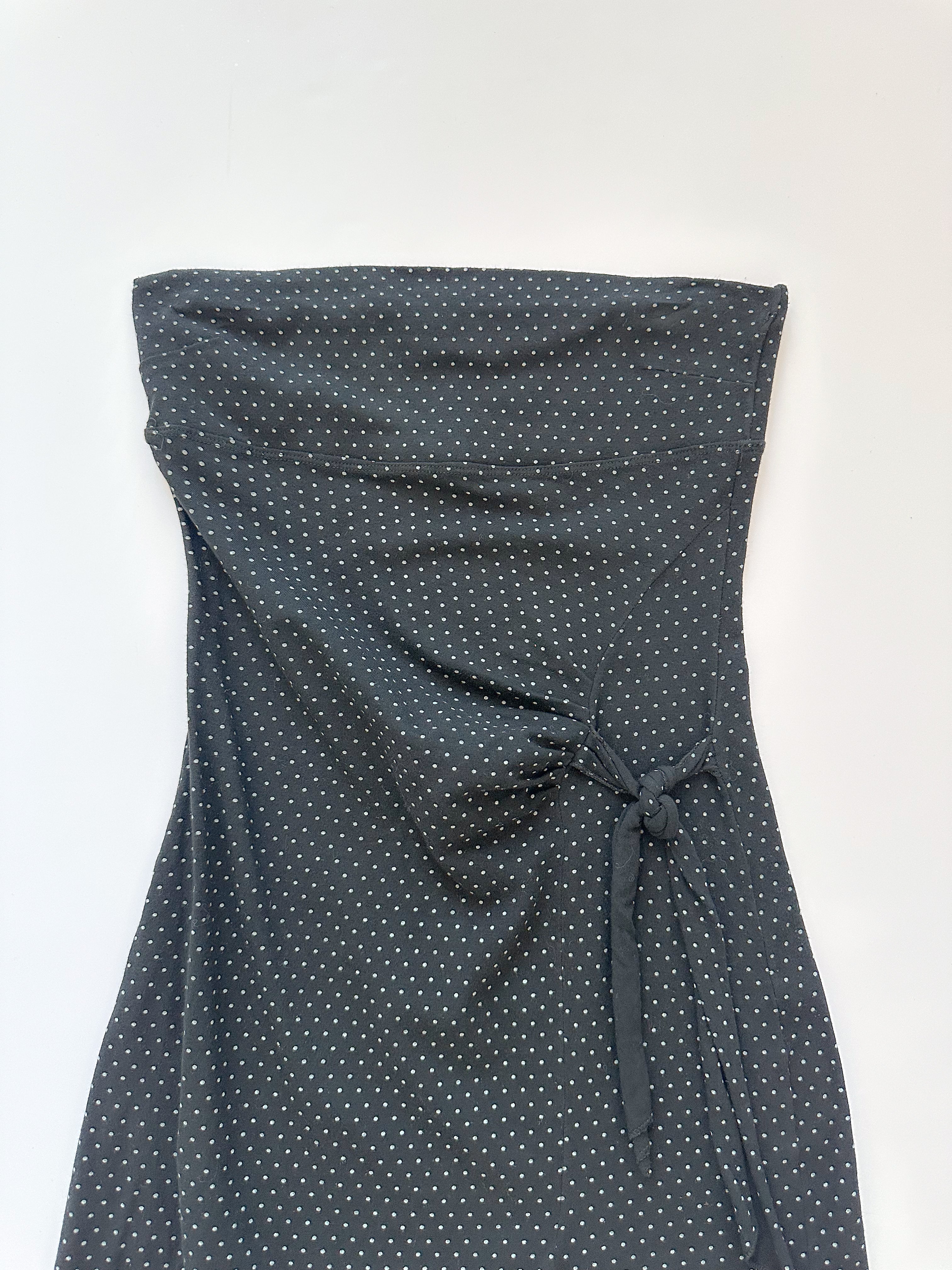 polka dot mini dress / size small