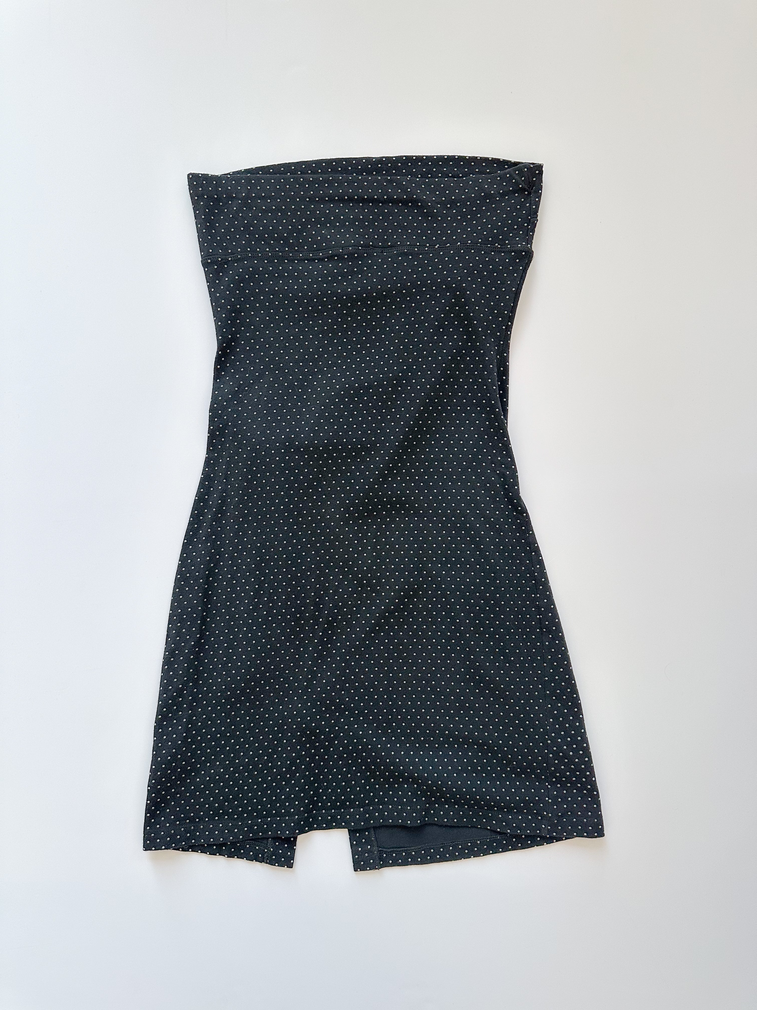 polka dot mini dress / size small