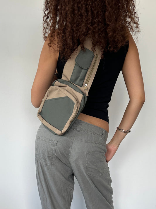 Khaki Side Bag