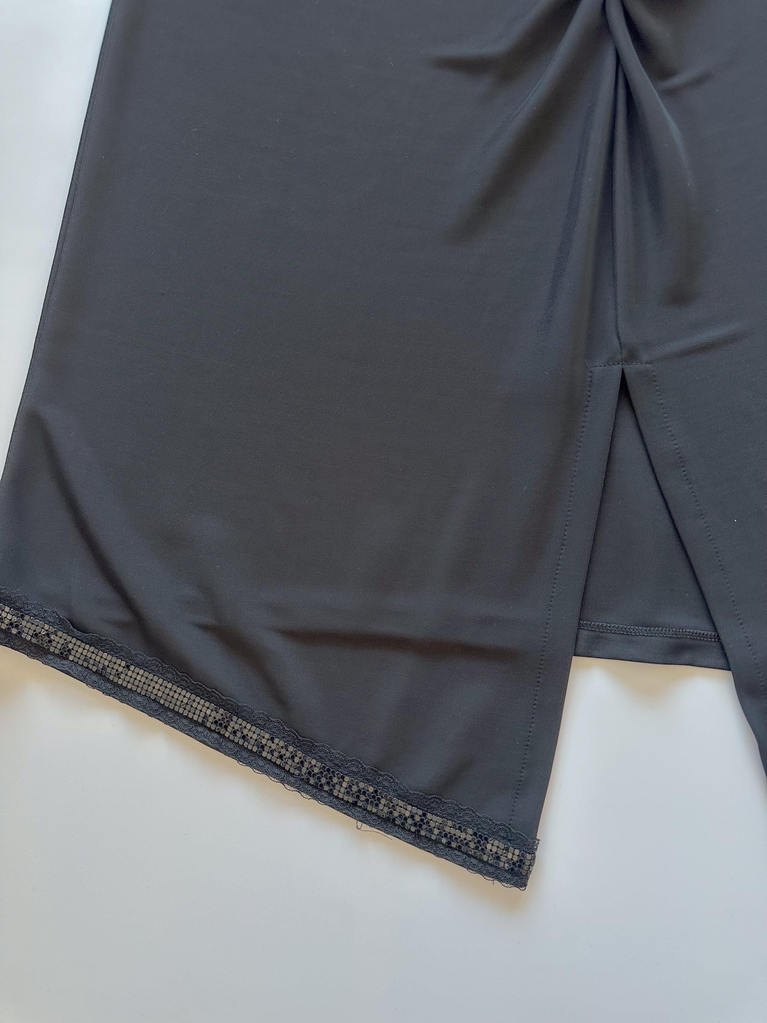 asymmetric slinky skirt / size small