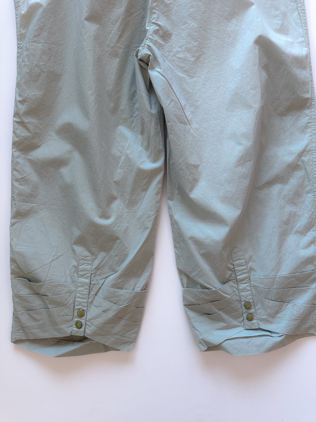 cop copine ruched capris / size small