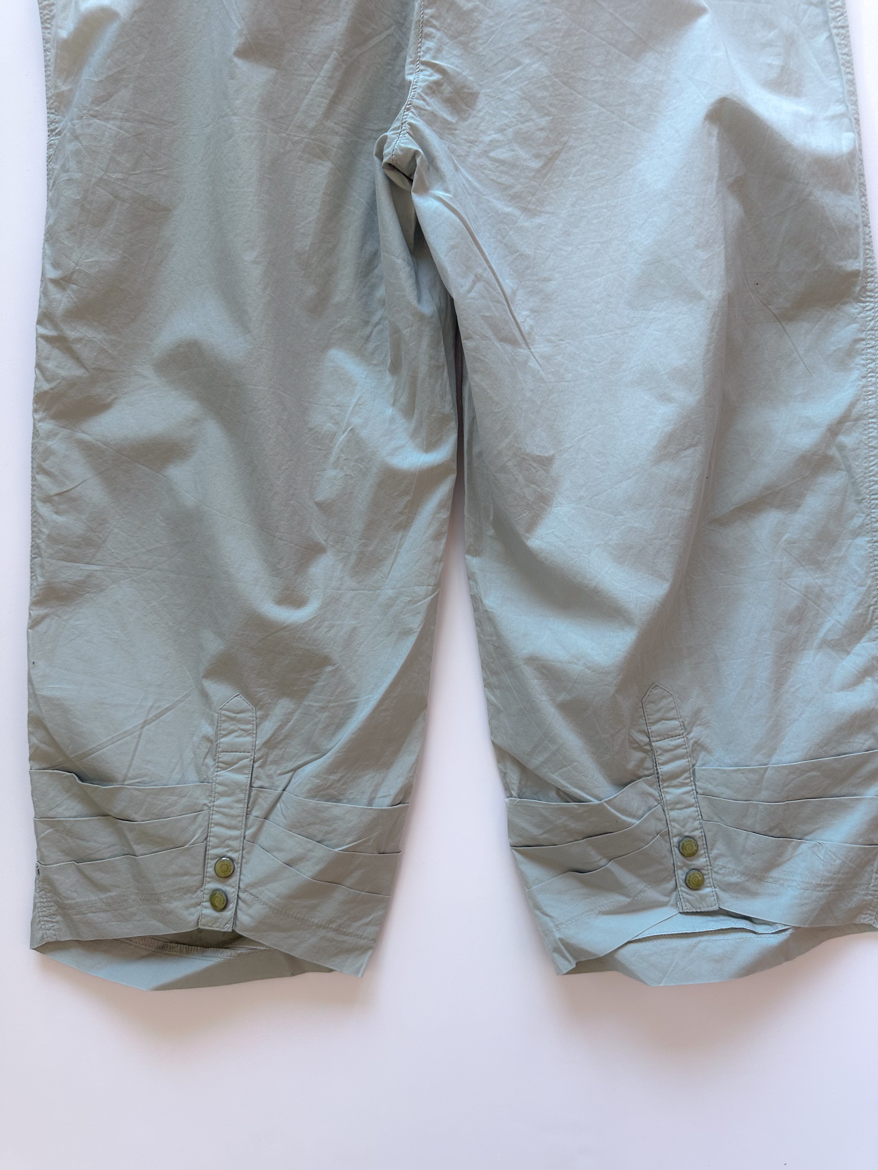 cop copine ruched capris / size small