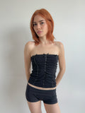 mesh tube top / size xs