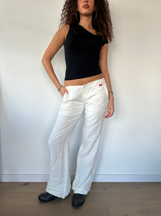 MISS SIXTY Linen Trousers · Size S