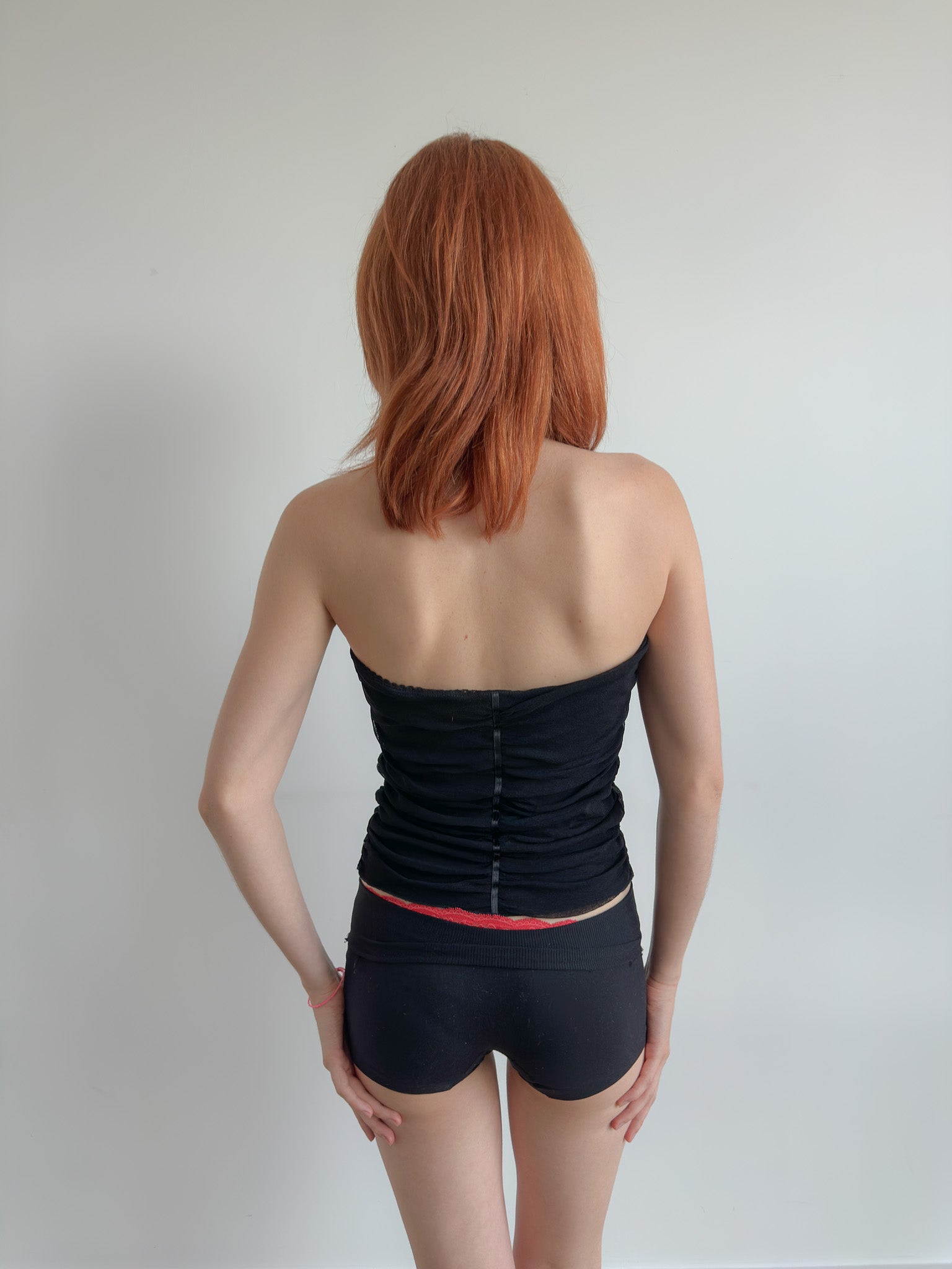 mesh tube top / size xs
