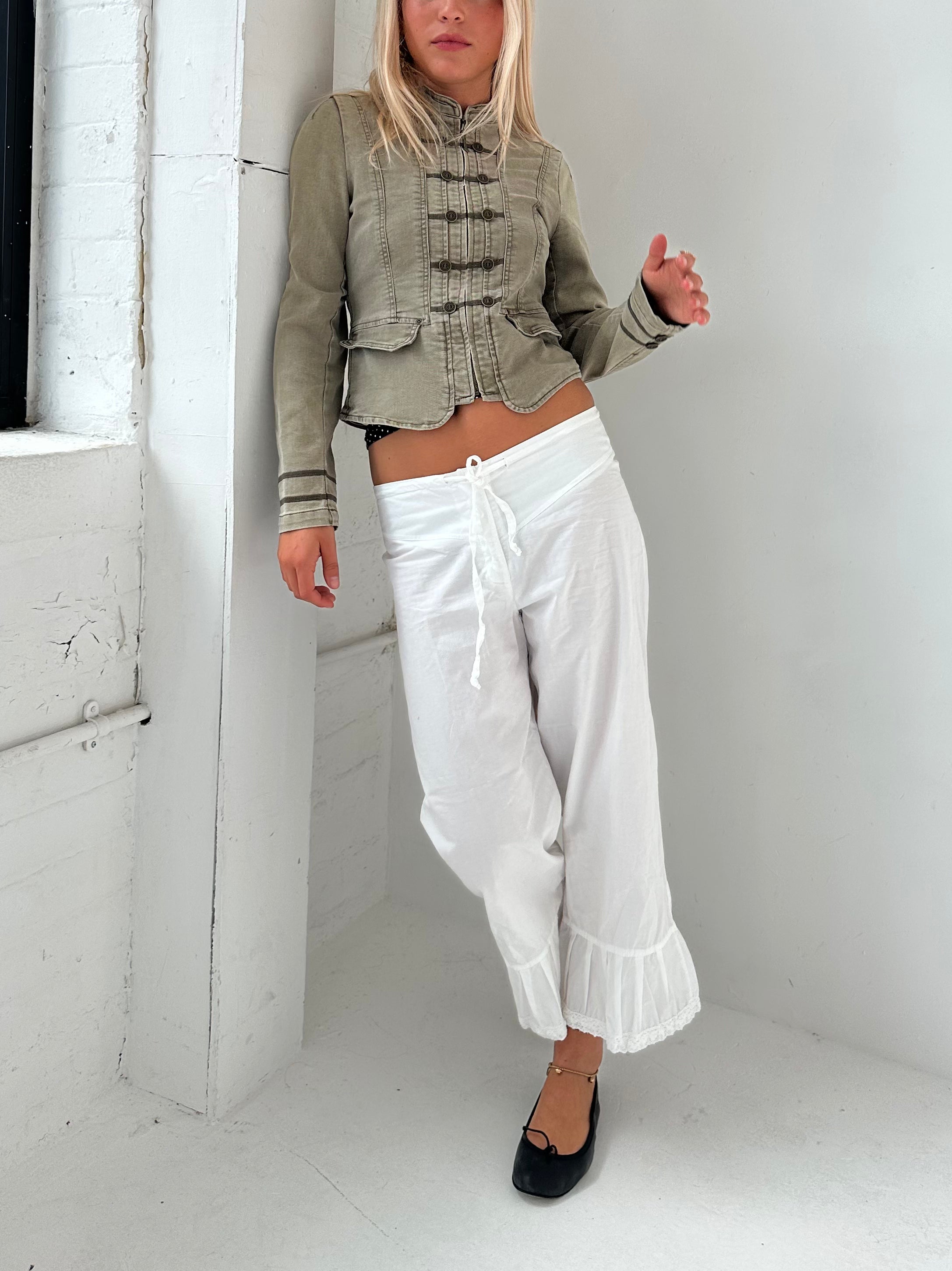 military jacket — size xs/s