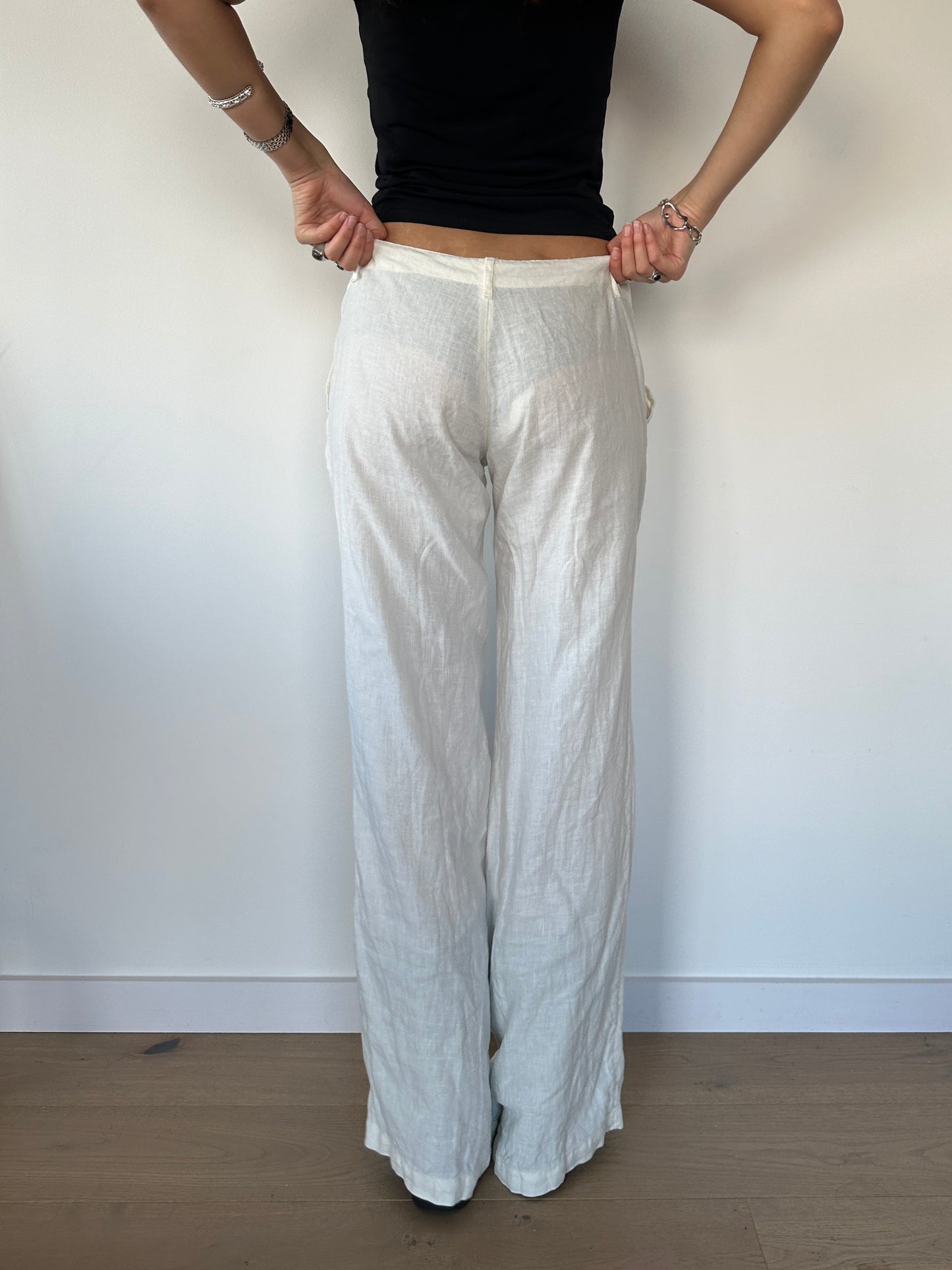 MISS SIXTY Linen Trousers · Size S