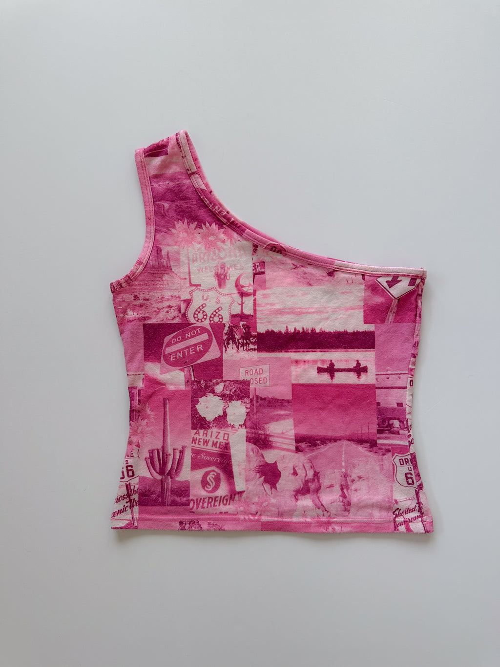 pimkie one shoulder top / size small