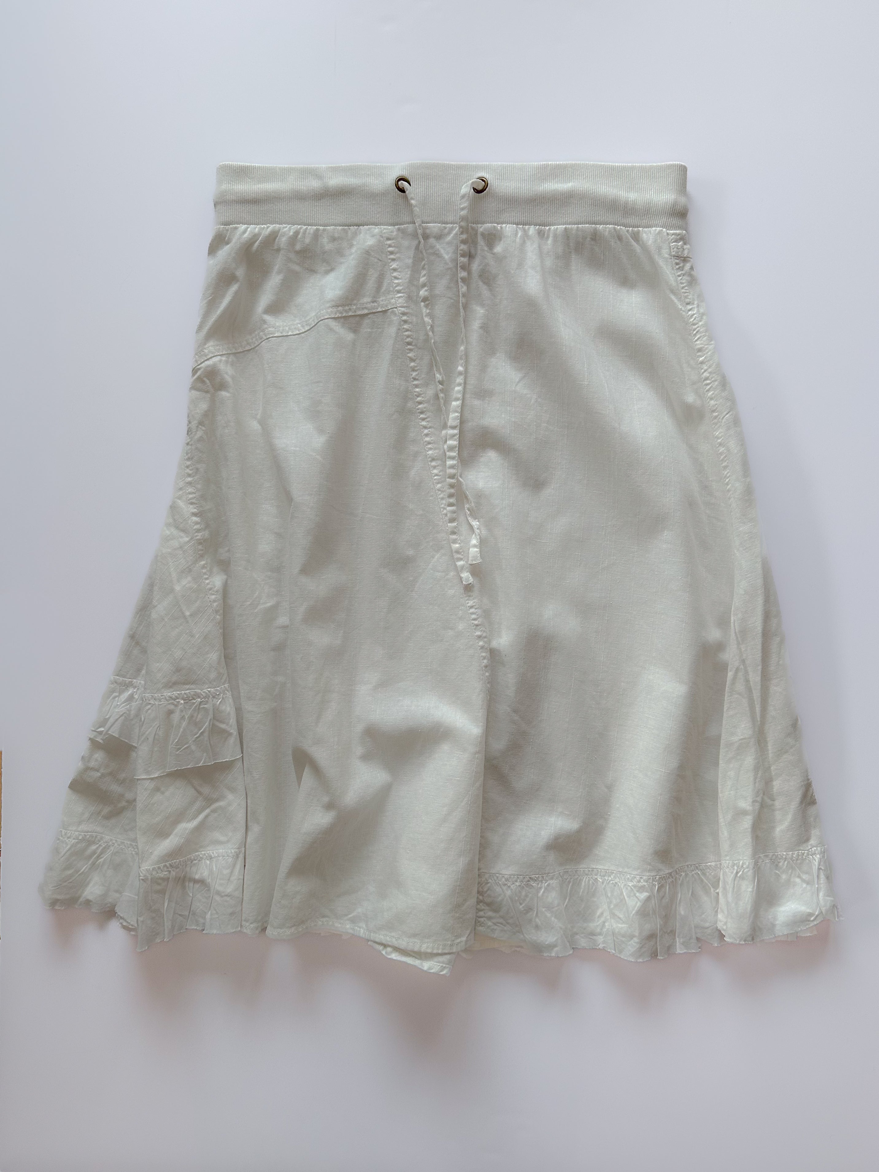 white midi skirt / size medium