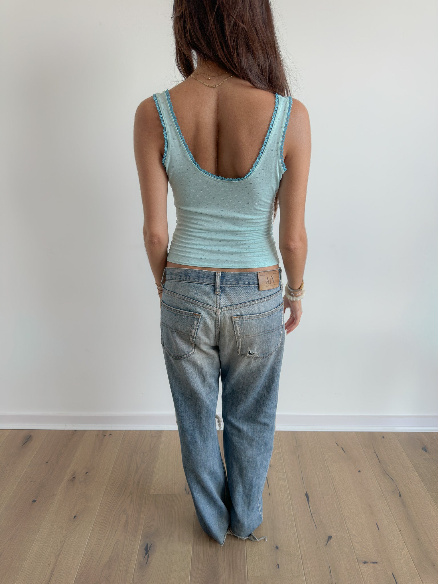 aqua bustier top / size xs