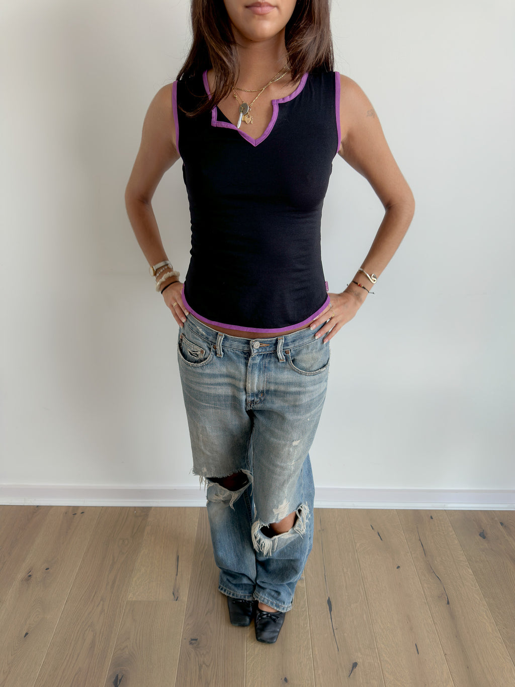 morgan tank top / size xs-s
