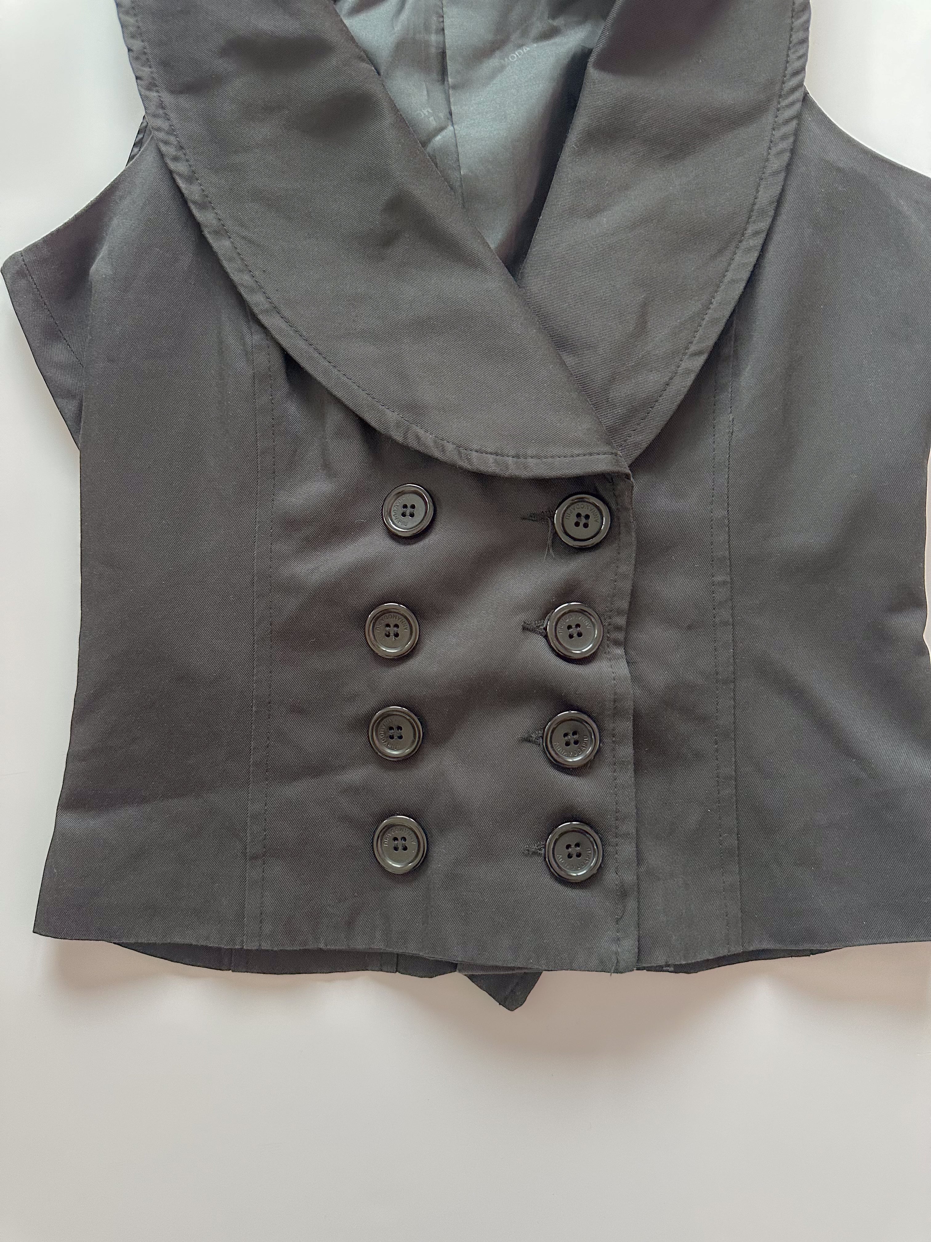 double breasted waistcoat / size small