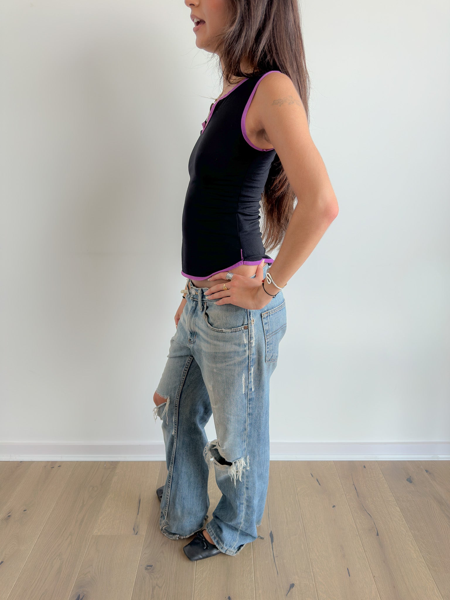 morgan tank top / size xs-s