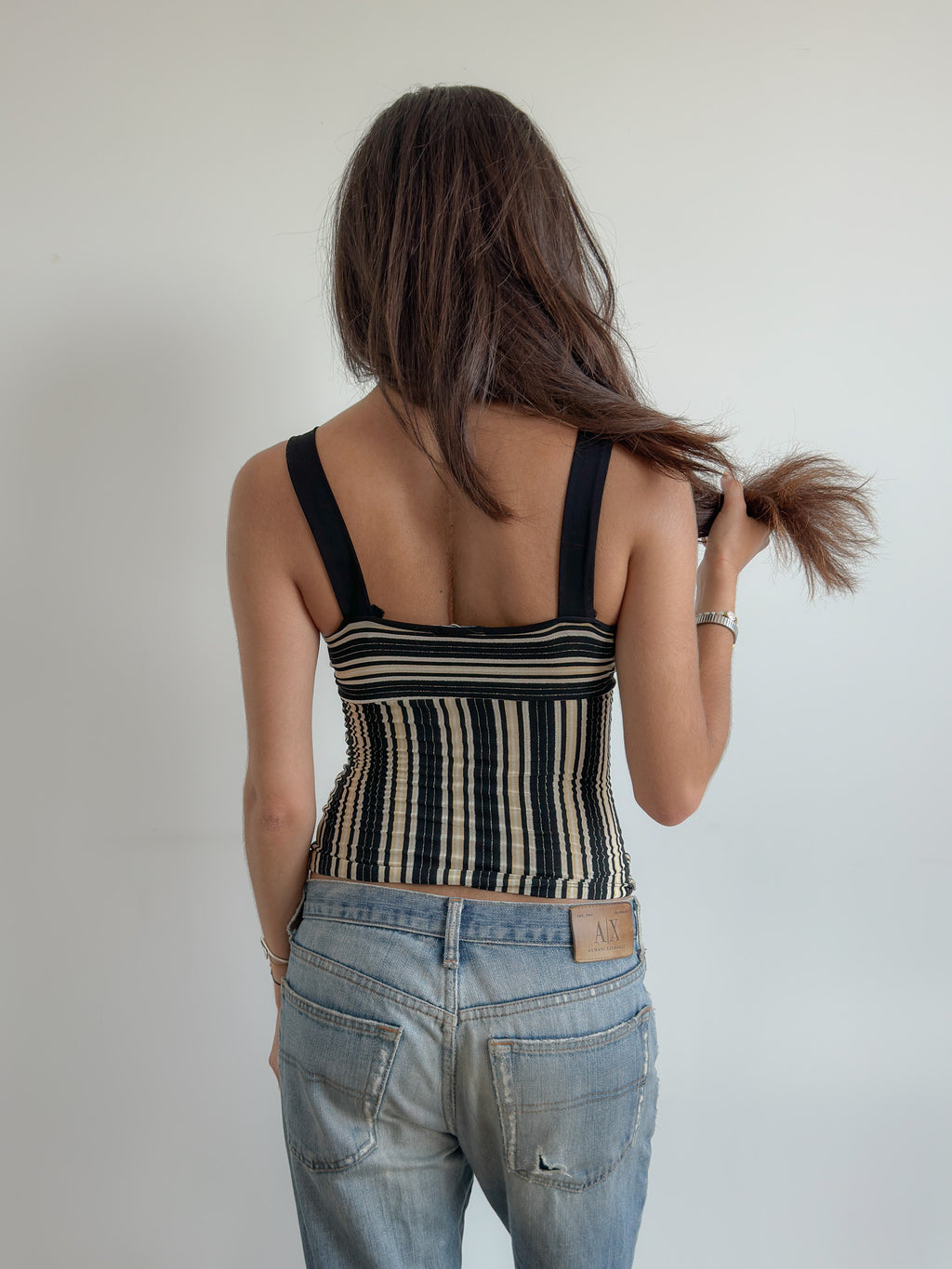 stripe tank top / size xs