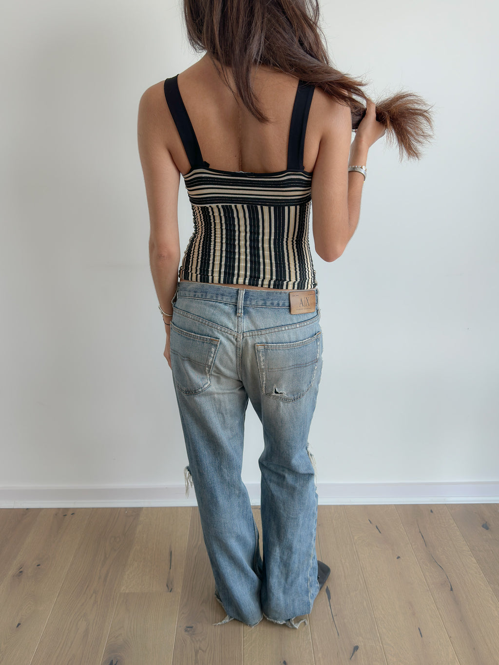 stripe tank top / size xs