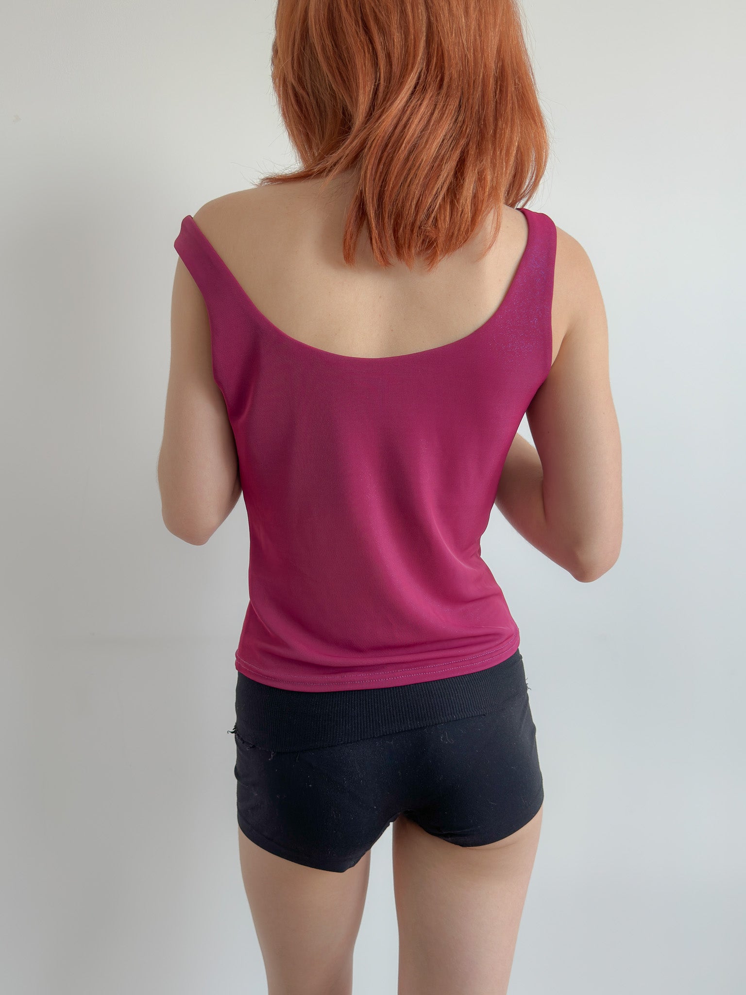 asymmetric slouch tank / size s