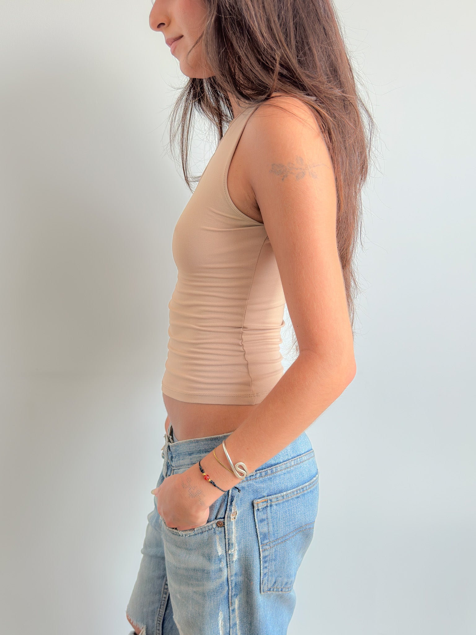 slinky tank top / size xs-s