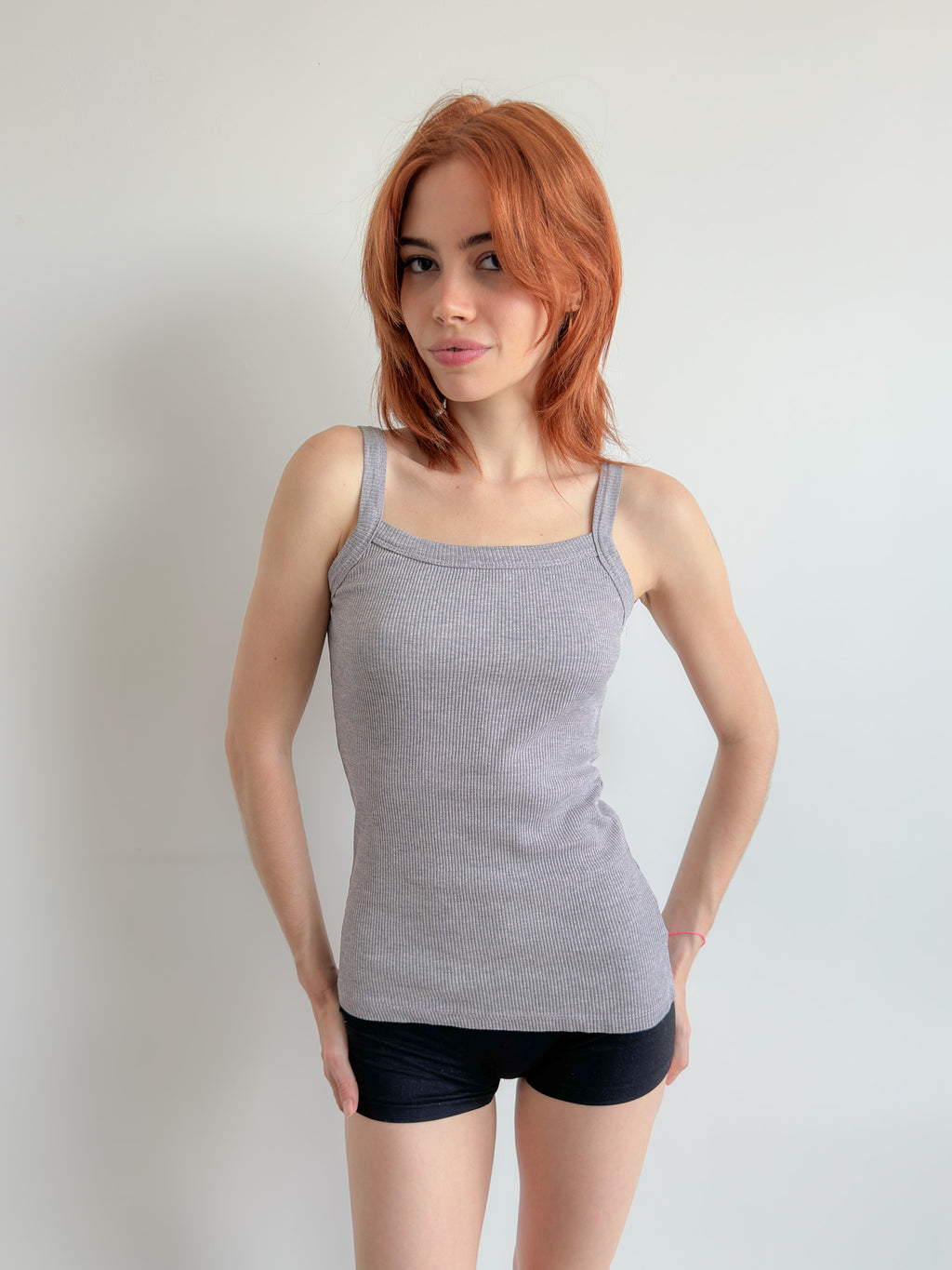 ribbed vest / size xs-s