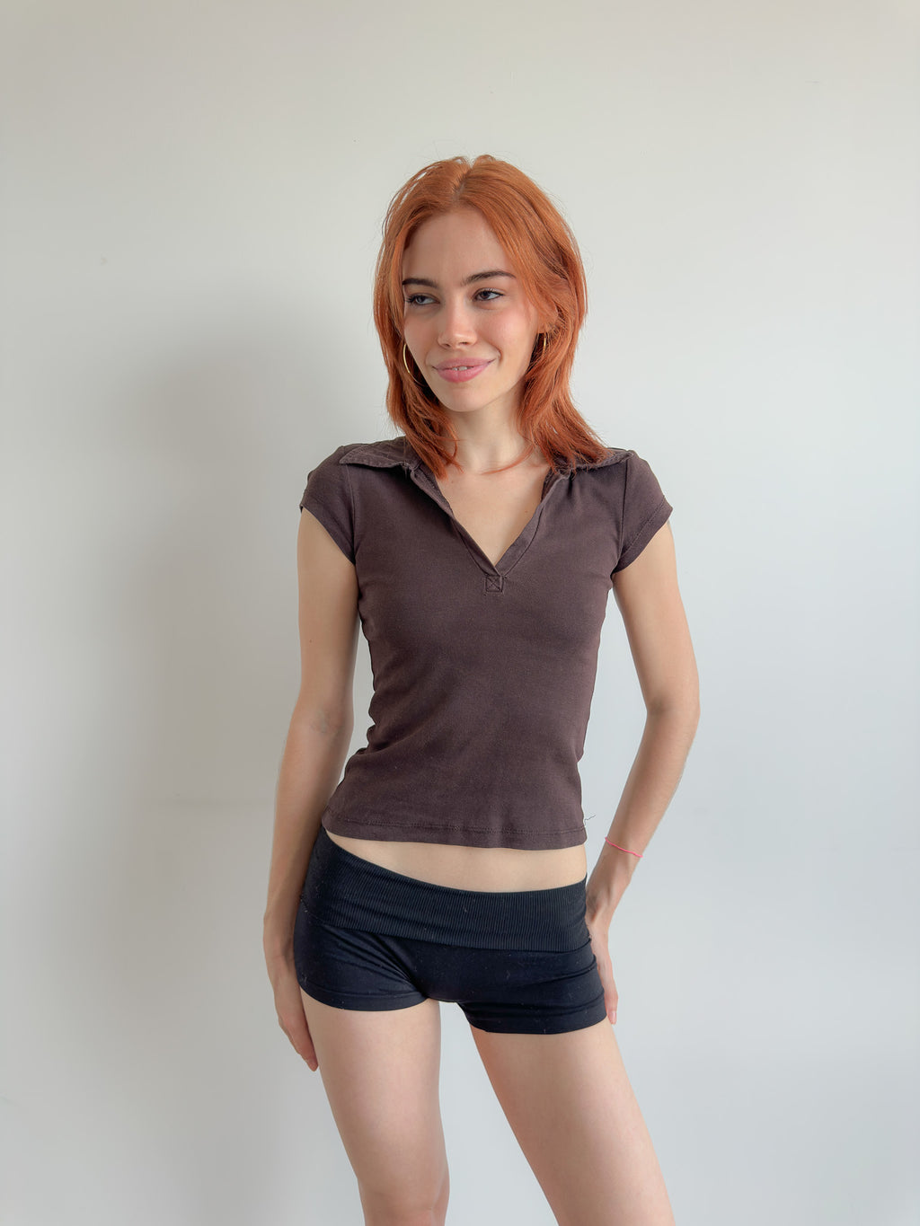 polo baby tee / size xs-s