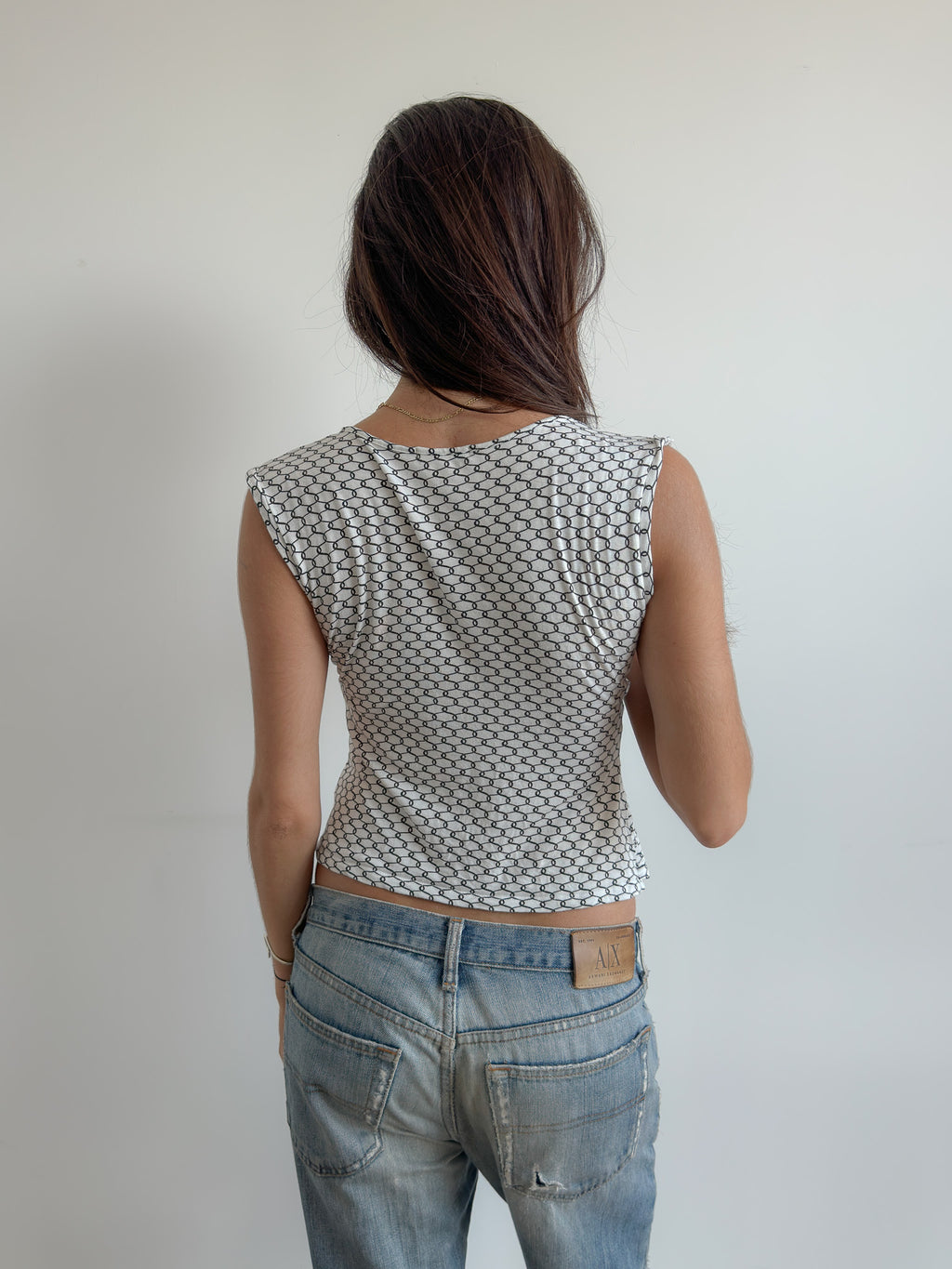 layered baby tee / size s