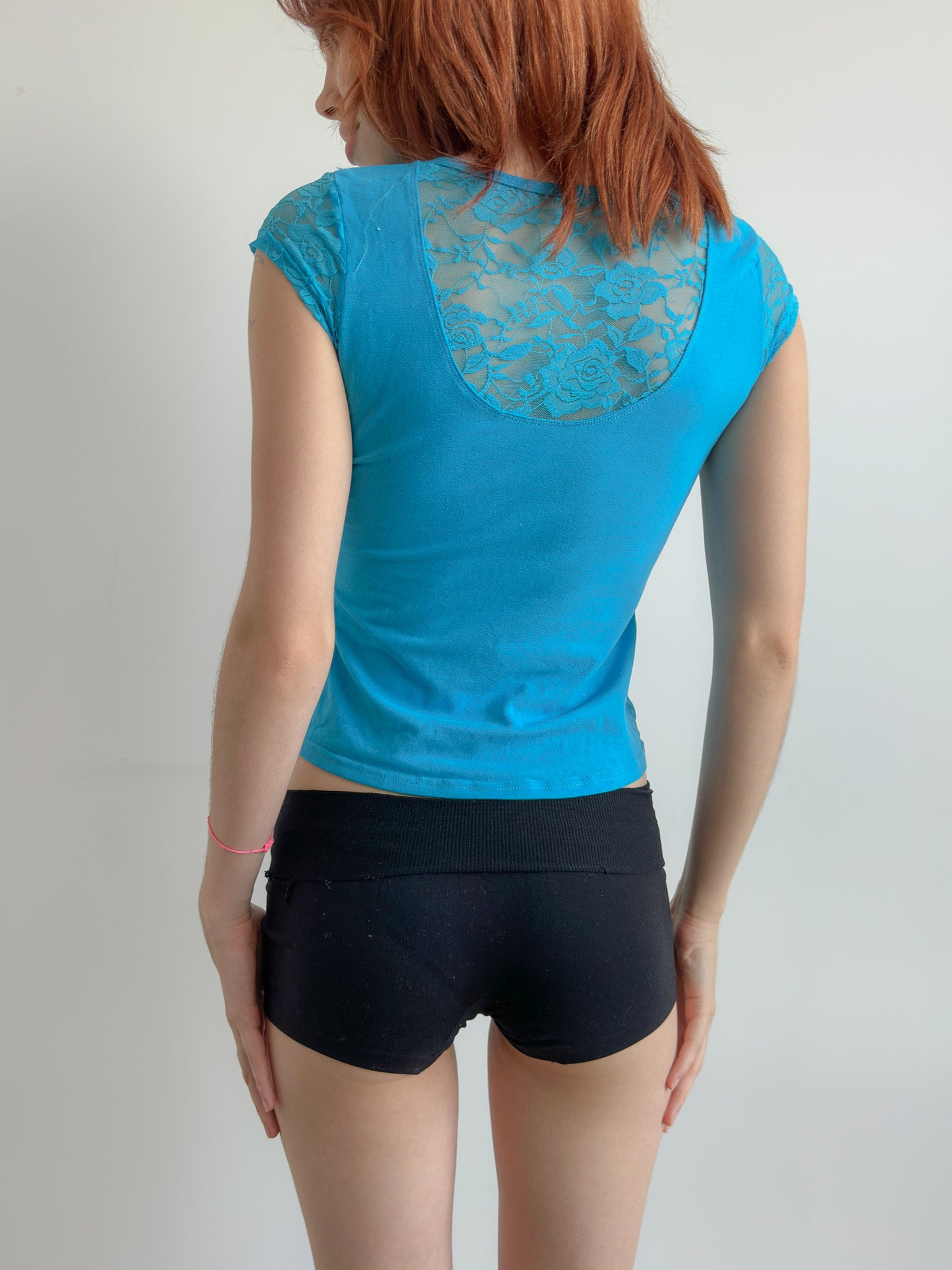 lace baby tee / size xs-s