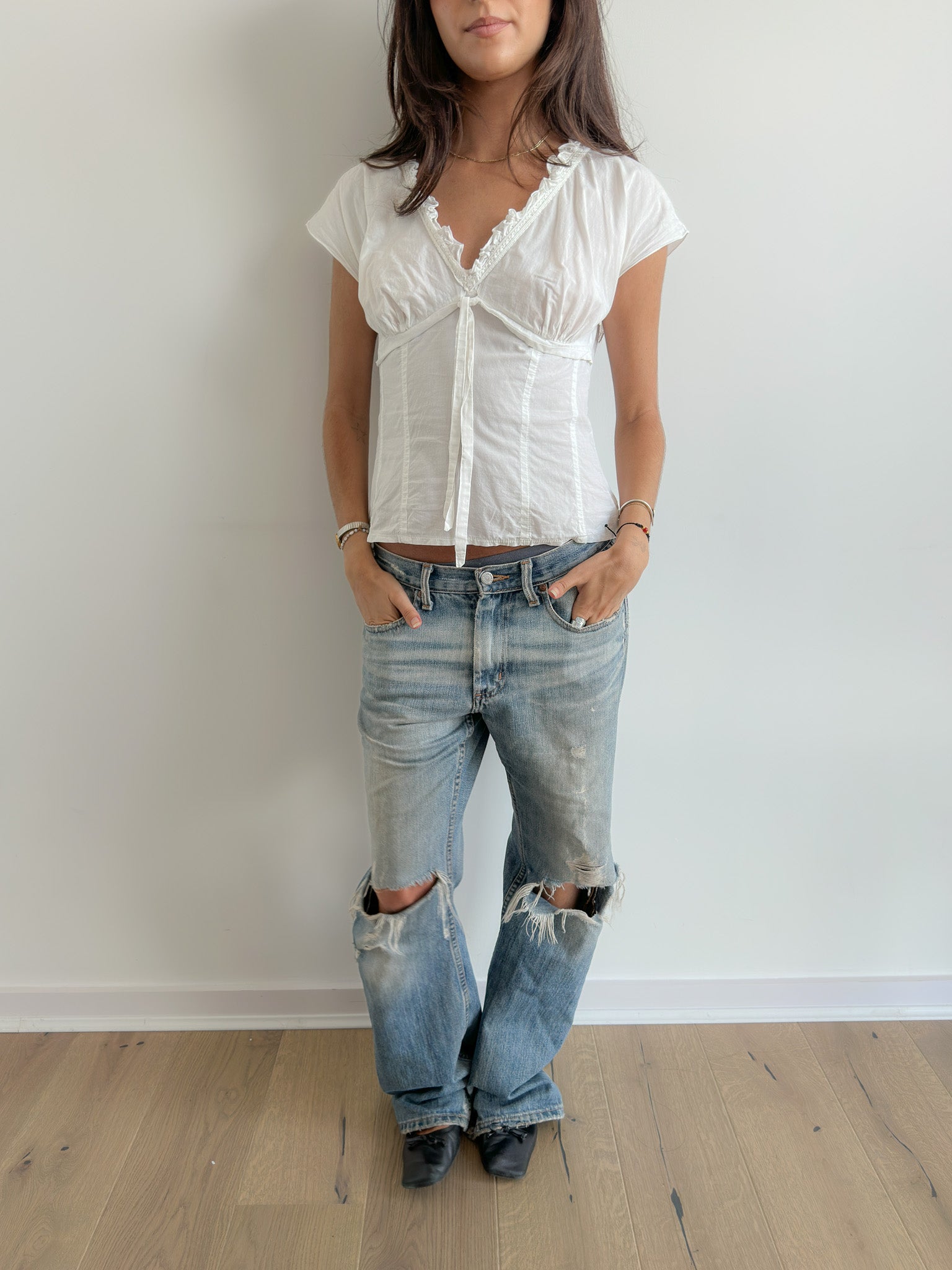 prairie blouse / size s-m