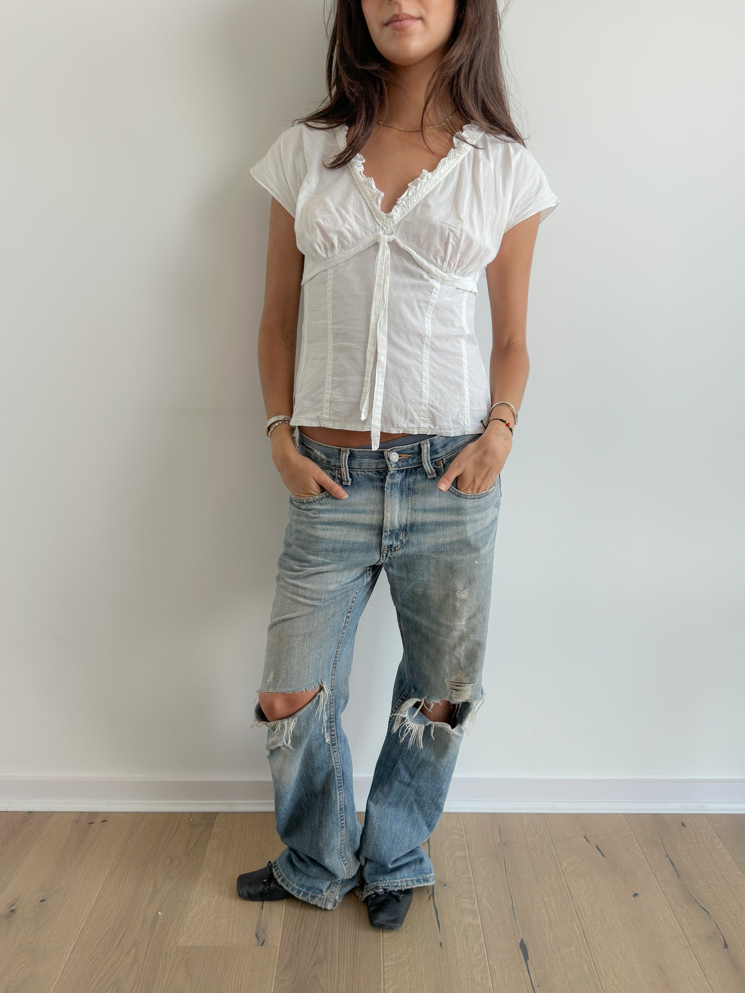 prairie blouse / size s-m