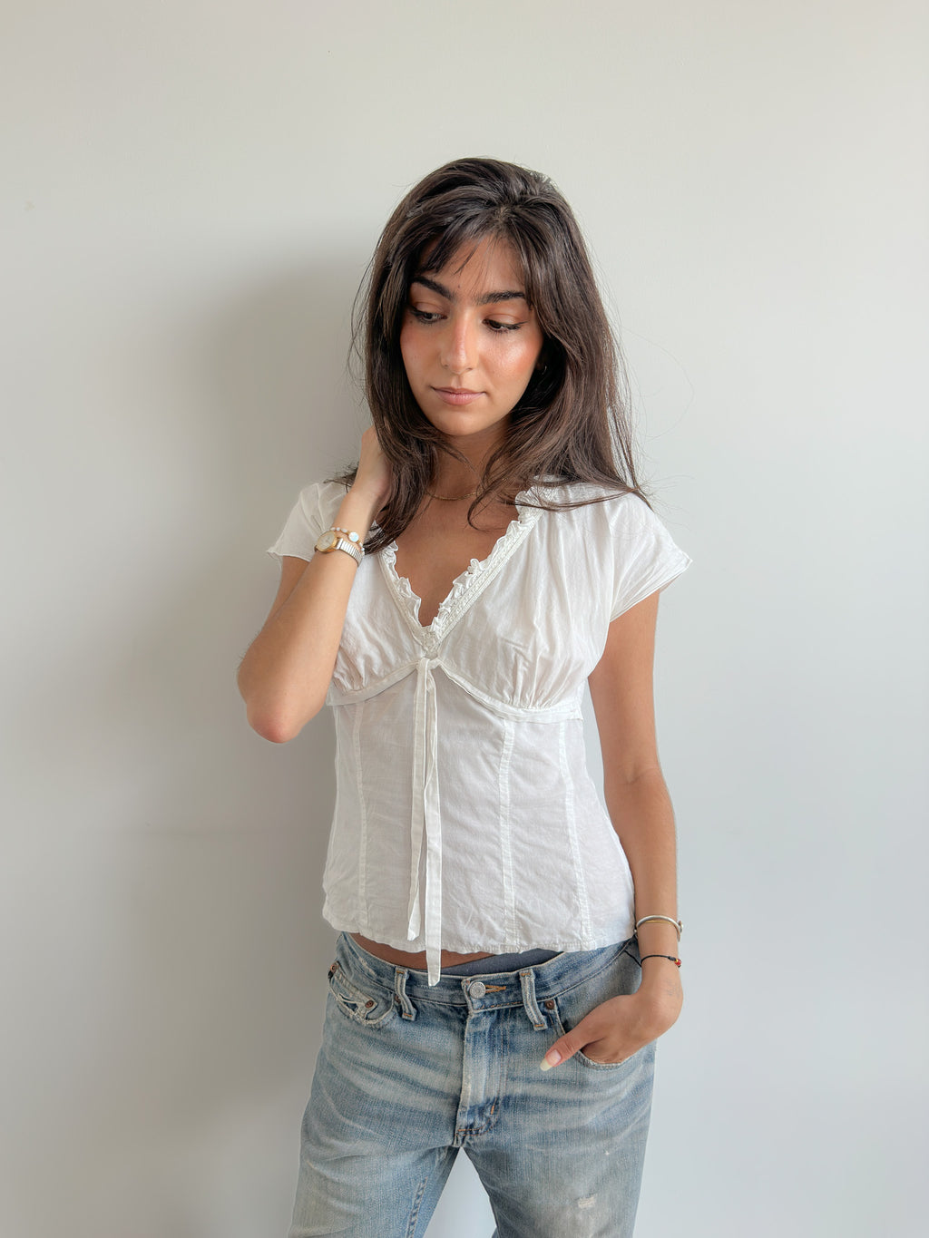 prairie blouse / size s-m