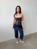 lace tube top / size s